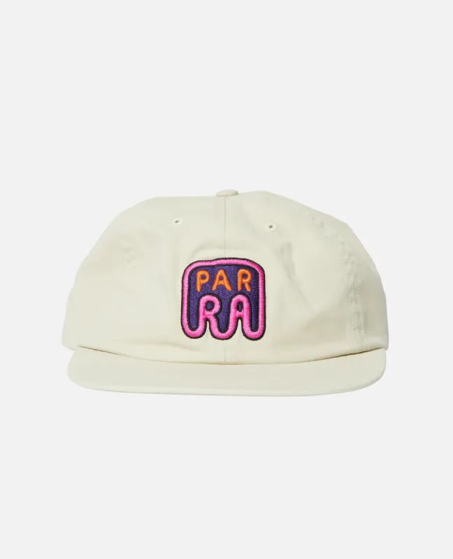 byParra Fast Food Logo 6 Panel Hat (Off White) made by Patta