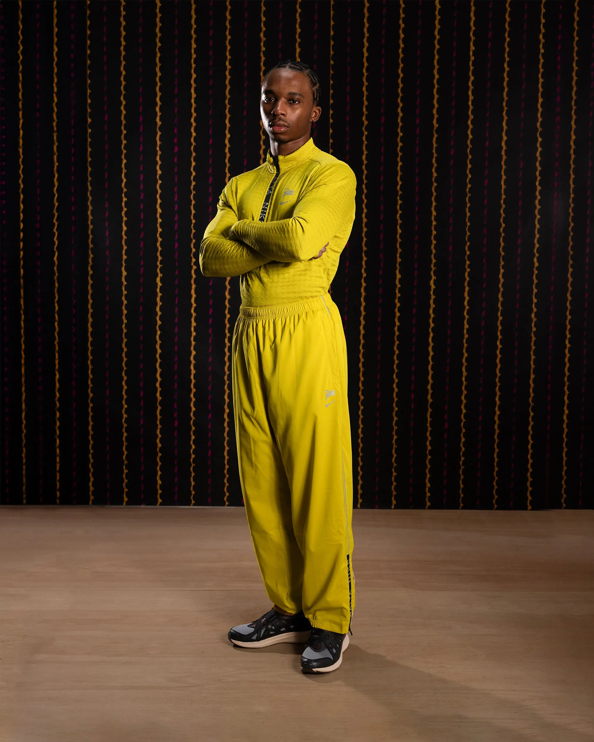 Nike x Patta Running Team Track Pants (Saffron Quartz) sold by Patta product image thumbnail 3