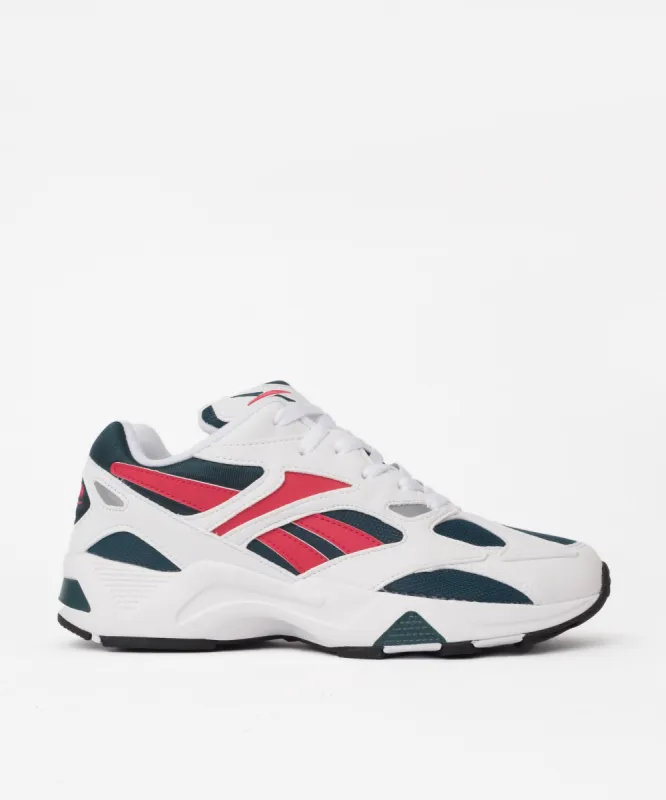 Reebok Aztrek 96 (White/Deep Teal/Blazin) sold by Patta