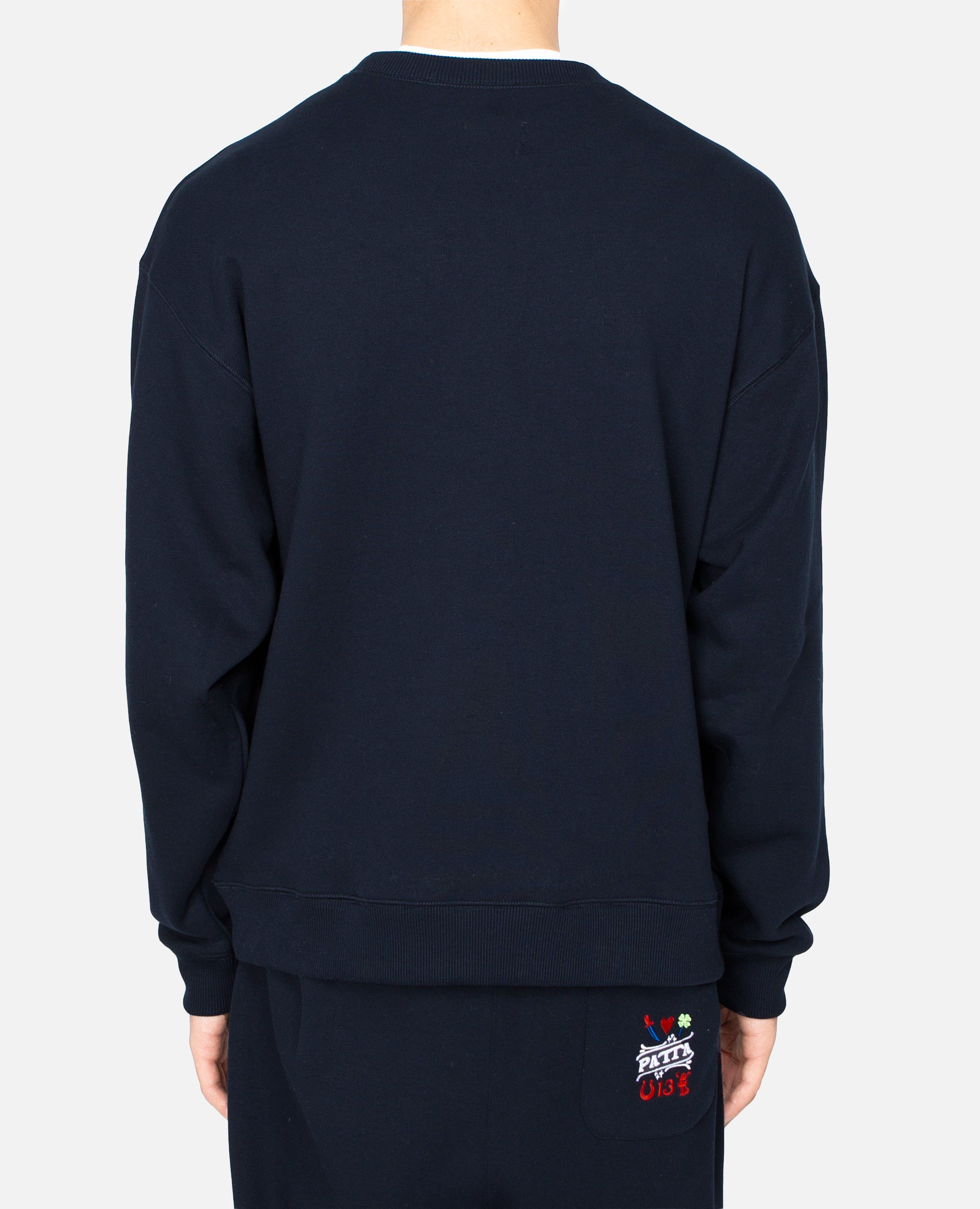 Patta Lucky Charm Pocket Crewneck Sweater (Sky Captain) sold by Patta product image thumbnail 6