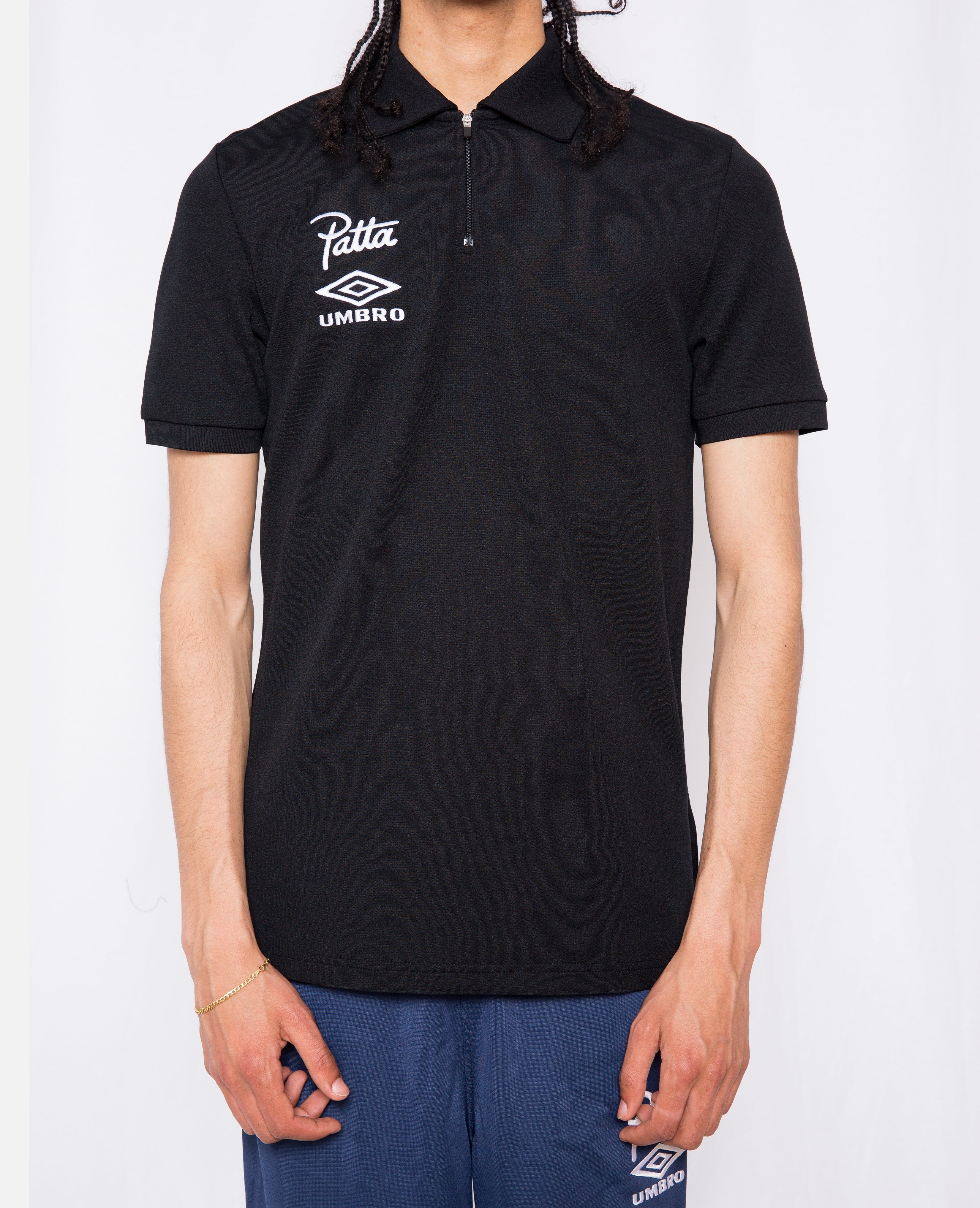 Patta x Umbro Shortsleeve Polo (Black) sold by Patta product image thumbnail 2