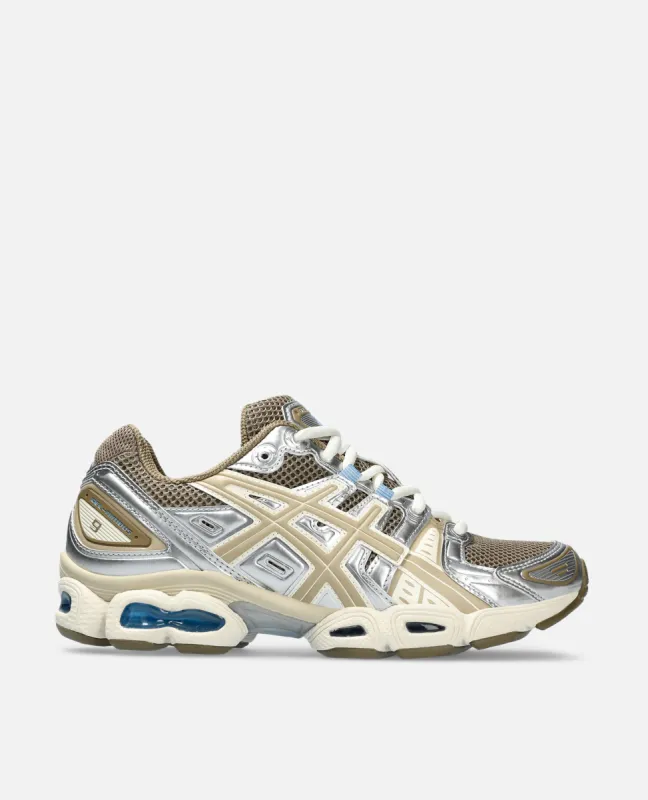 WMNS Asics Gel-Nimbus 9 (Pepper/Wood Crepe) sold by Patta