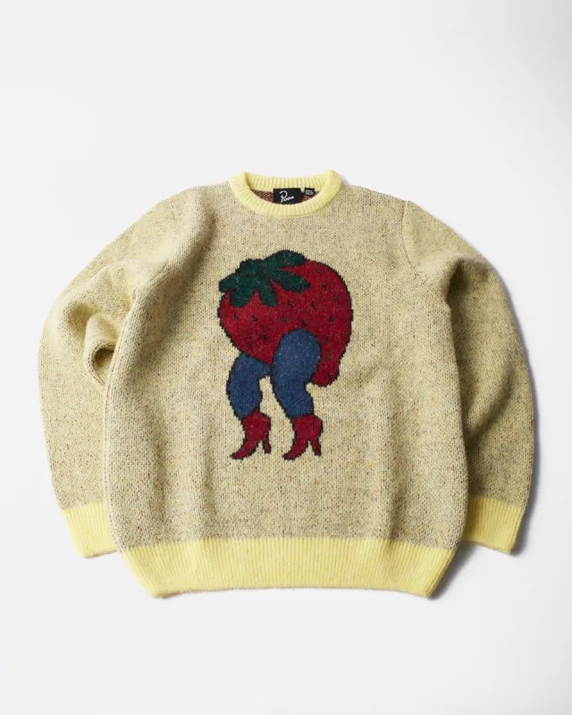 byParra Stupid Strawberry Knitted Pullover made by Patta