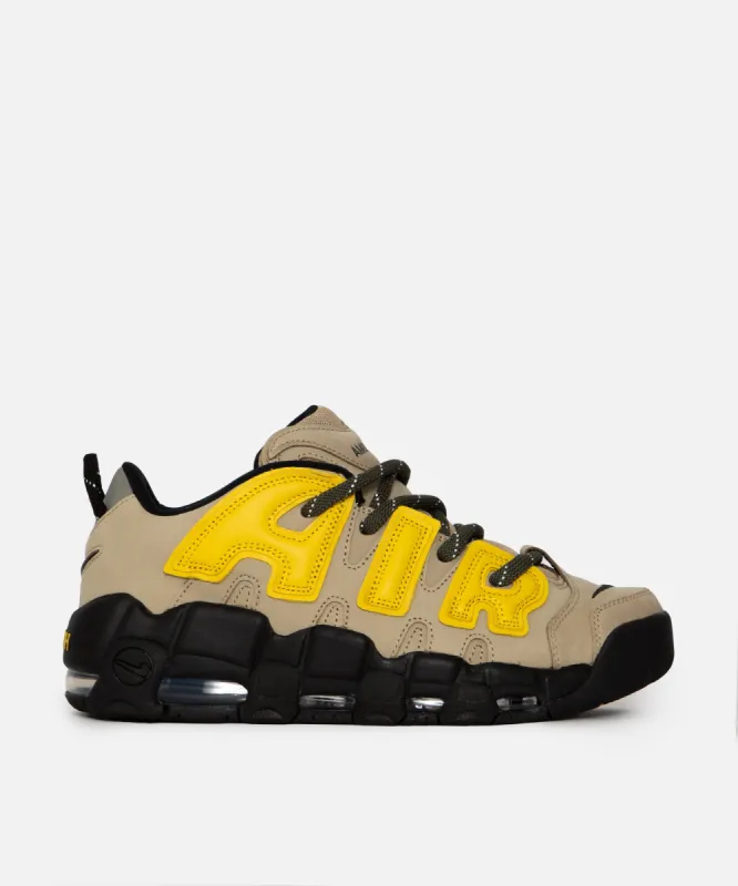 AMBUSH x Nike Air More Uptempo Low SP (Limestone/Vivid Sulfur-Black-Flat Pewter) made by Nike
