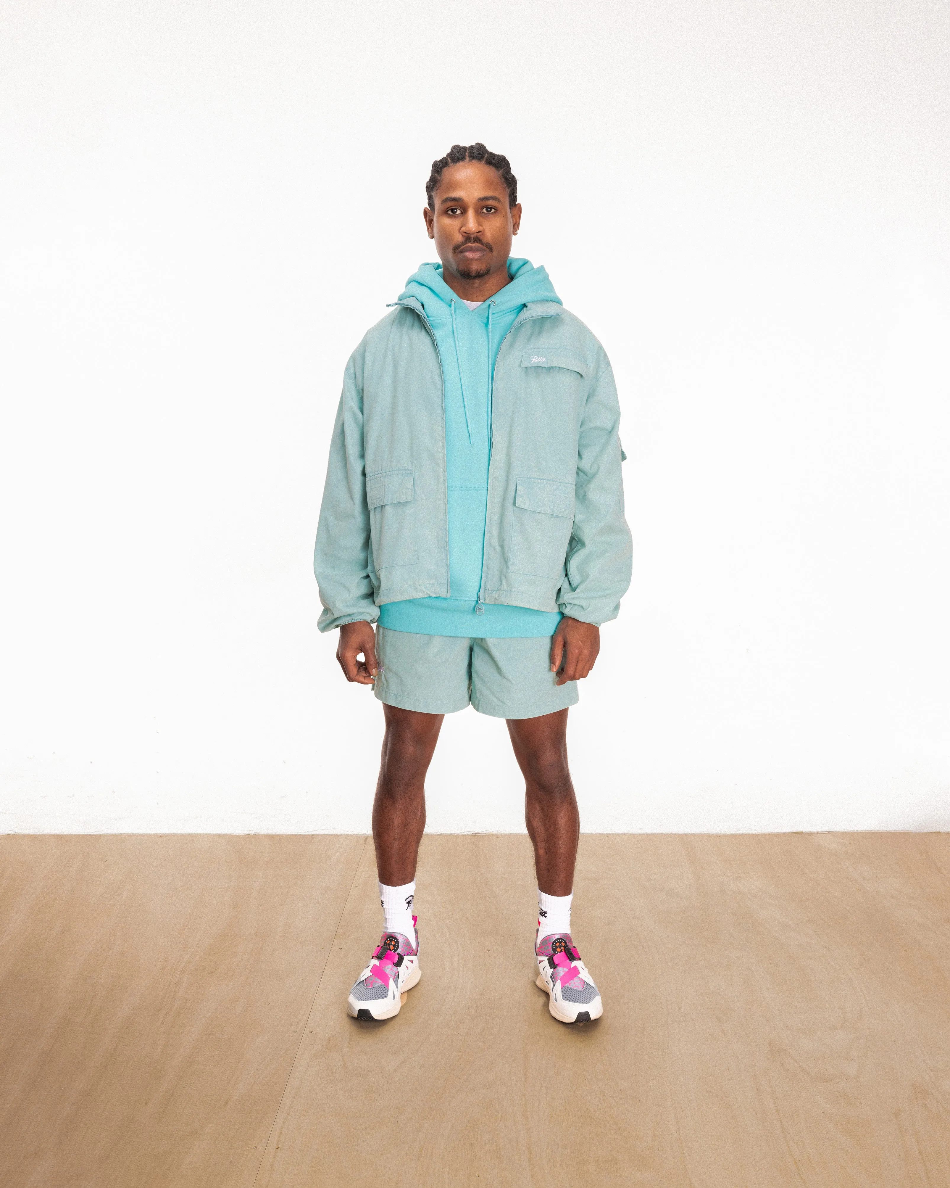 Patta Acid Washed Track Jacket (Blue Radiance) sold by Patta product image thumbnail 3