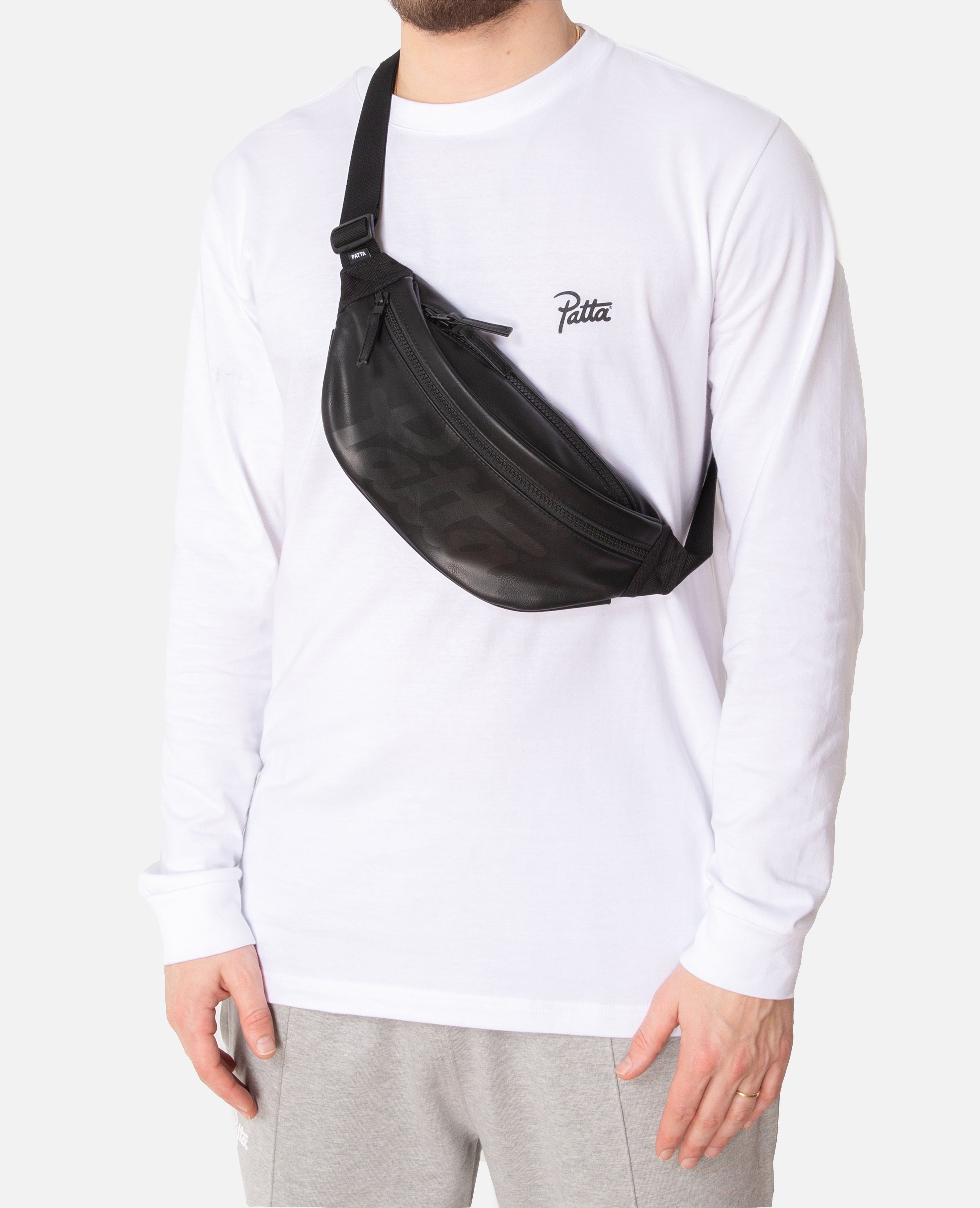Patta Faux Leather Waistbag (Black) sold by Patta product image thumbnail 2