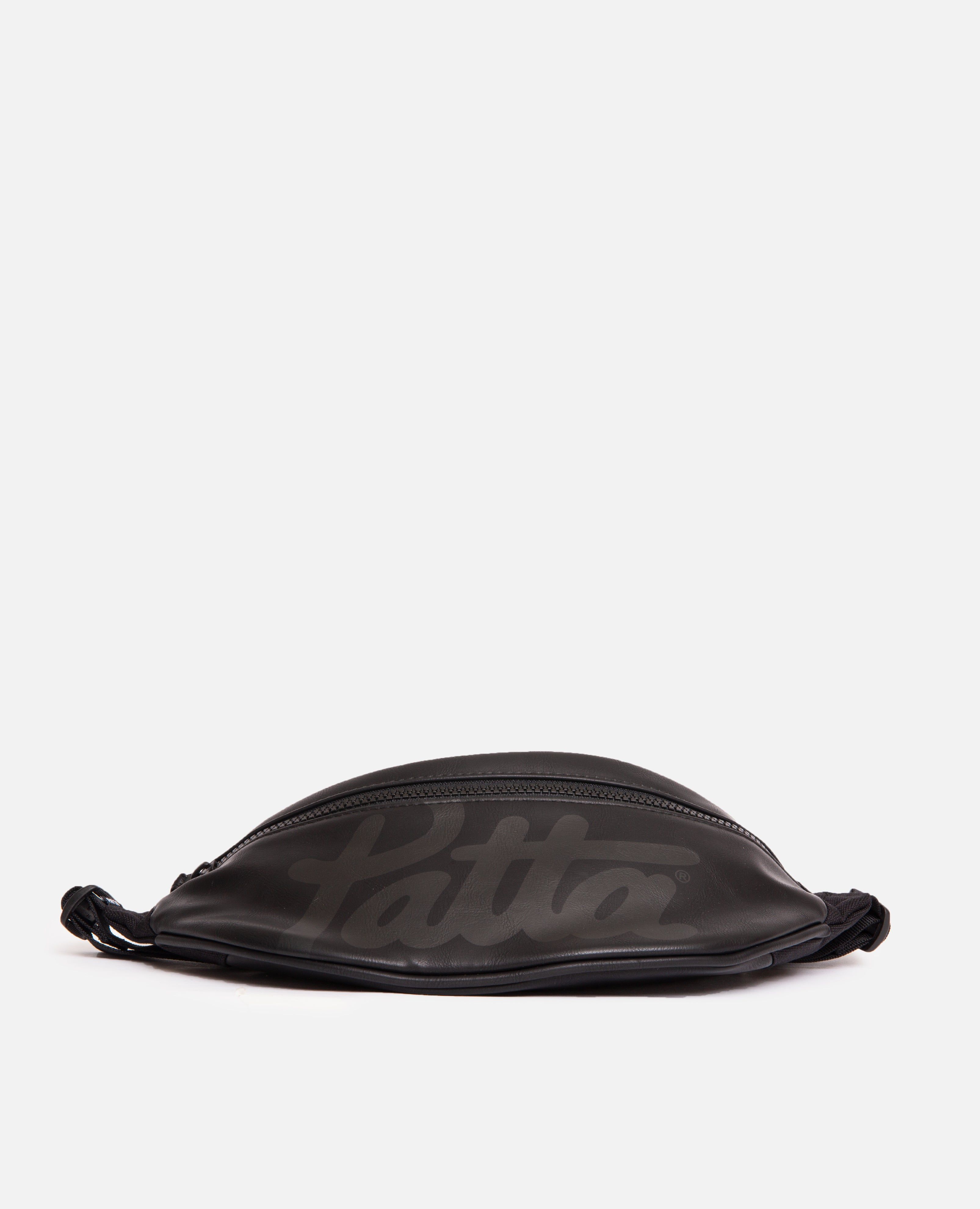 Patta Faux Leather Waistbag (Black) sold by Patta