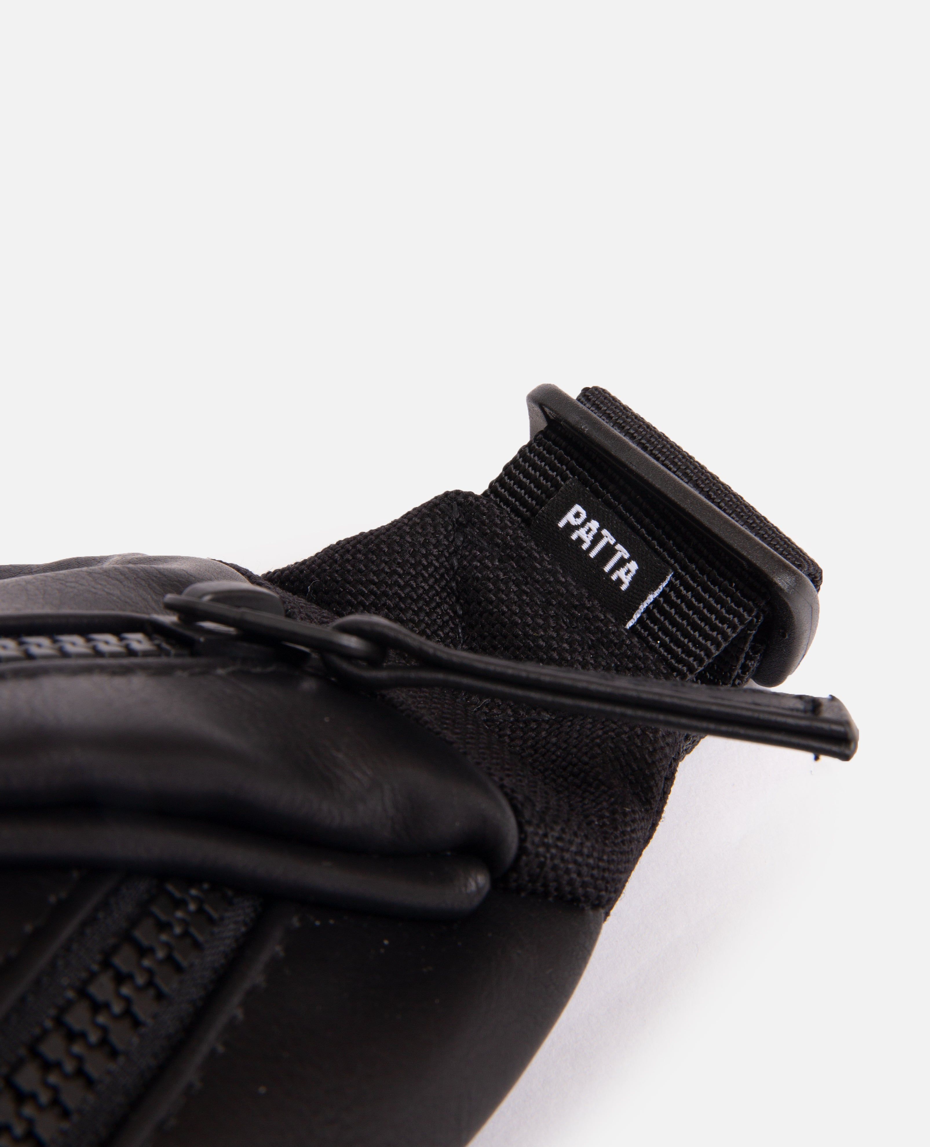 Patta Faux Leather Waistbag (Black) sold by Patta product image thumbnail 3