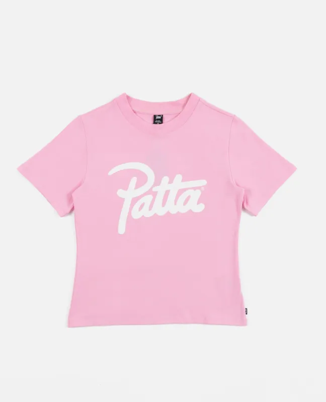Patta Femme Basic Fitted T-Shirt (Cradle Pink) sold by Patta
