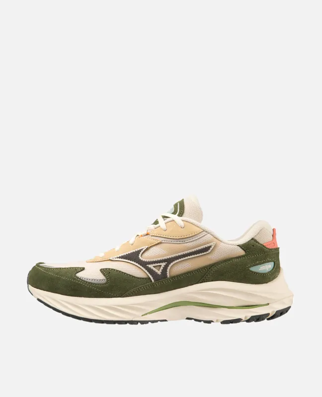 Mizuno Wave Rider Beta (Summer Sand/Dark Shadow/Rifle Green) sold by Patta