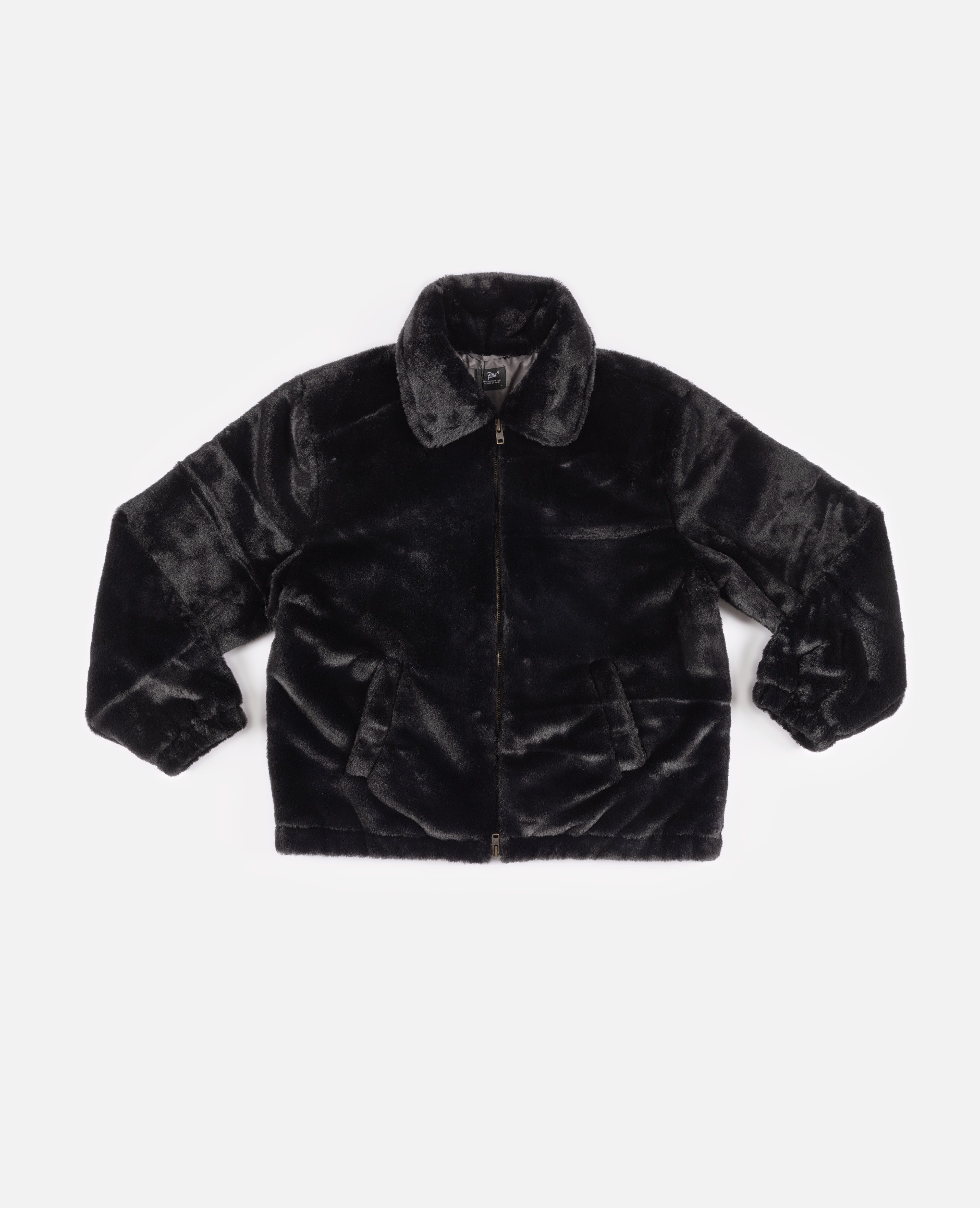Patta Faux Fur Jacket (Black) sold by Patta