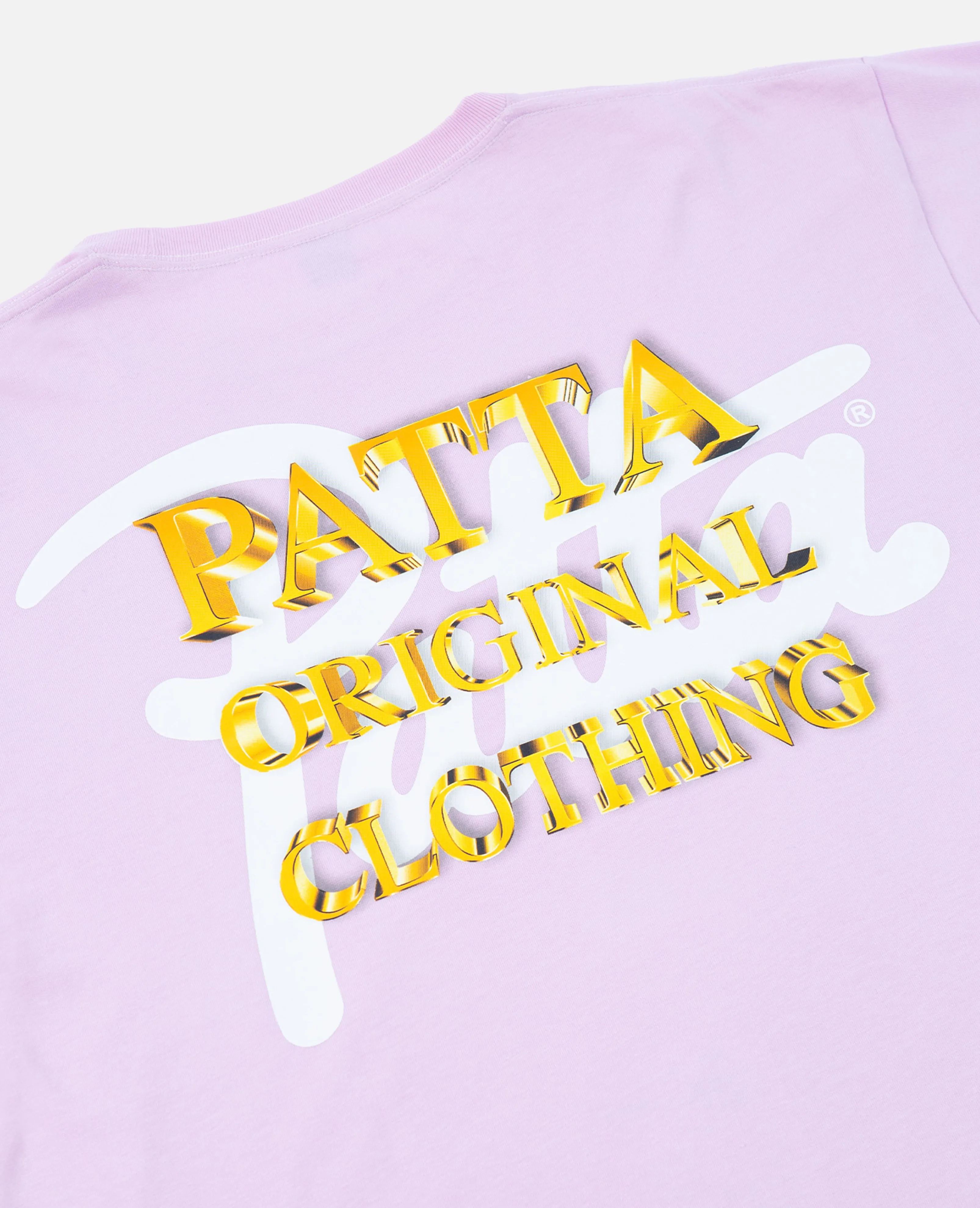 Patta Gold Logo T-Shirt (Orchid Bouquet) sold by Patta product image thumbnail 4