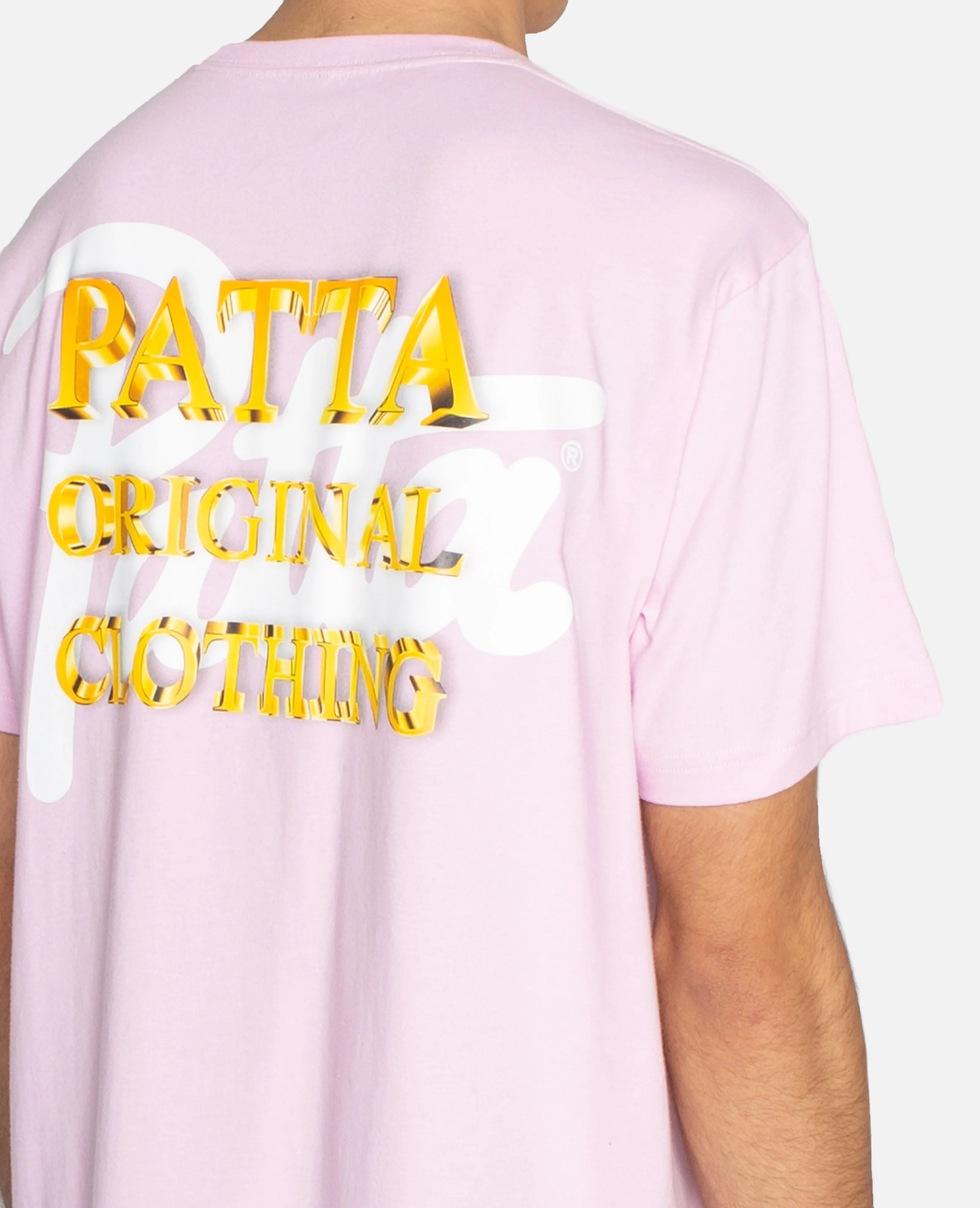 Patta Gold Logo T-Shirt (Orchid Bouquet) sold by Patta product image thumbnail 2