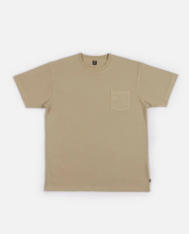 Patta Basic Washed Pocket T-Shirt (Taos Taupe) sold by Patta