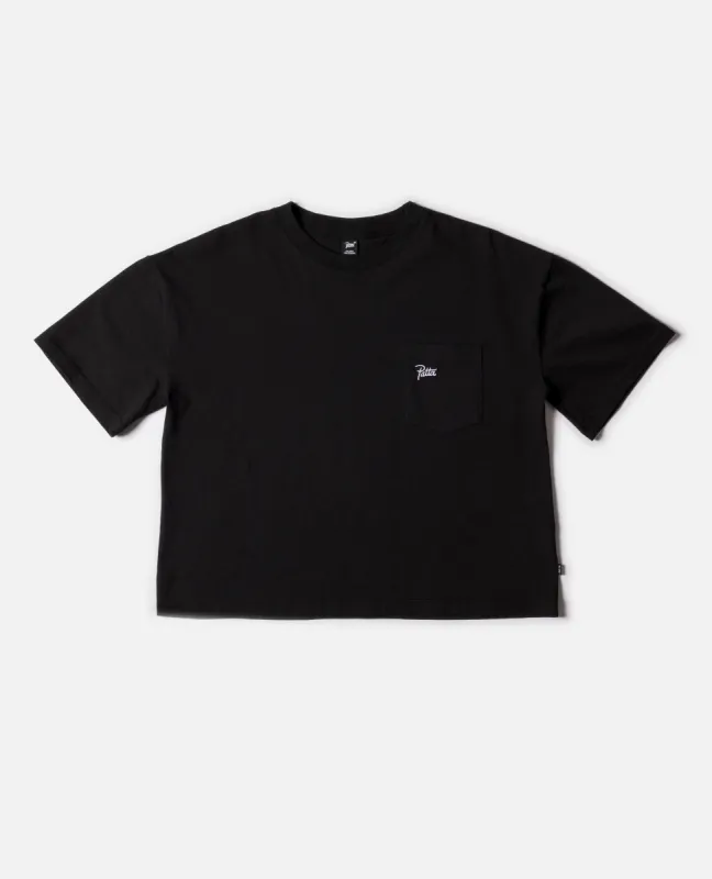 Patta Femme Basic Boxy Pocket T-Shirt (Black) sold by Patta