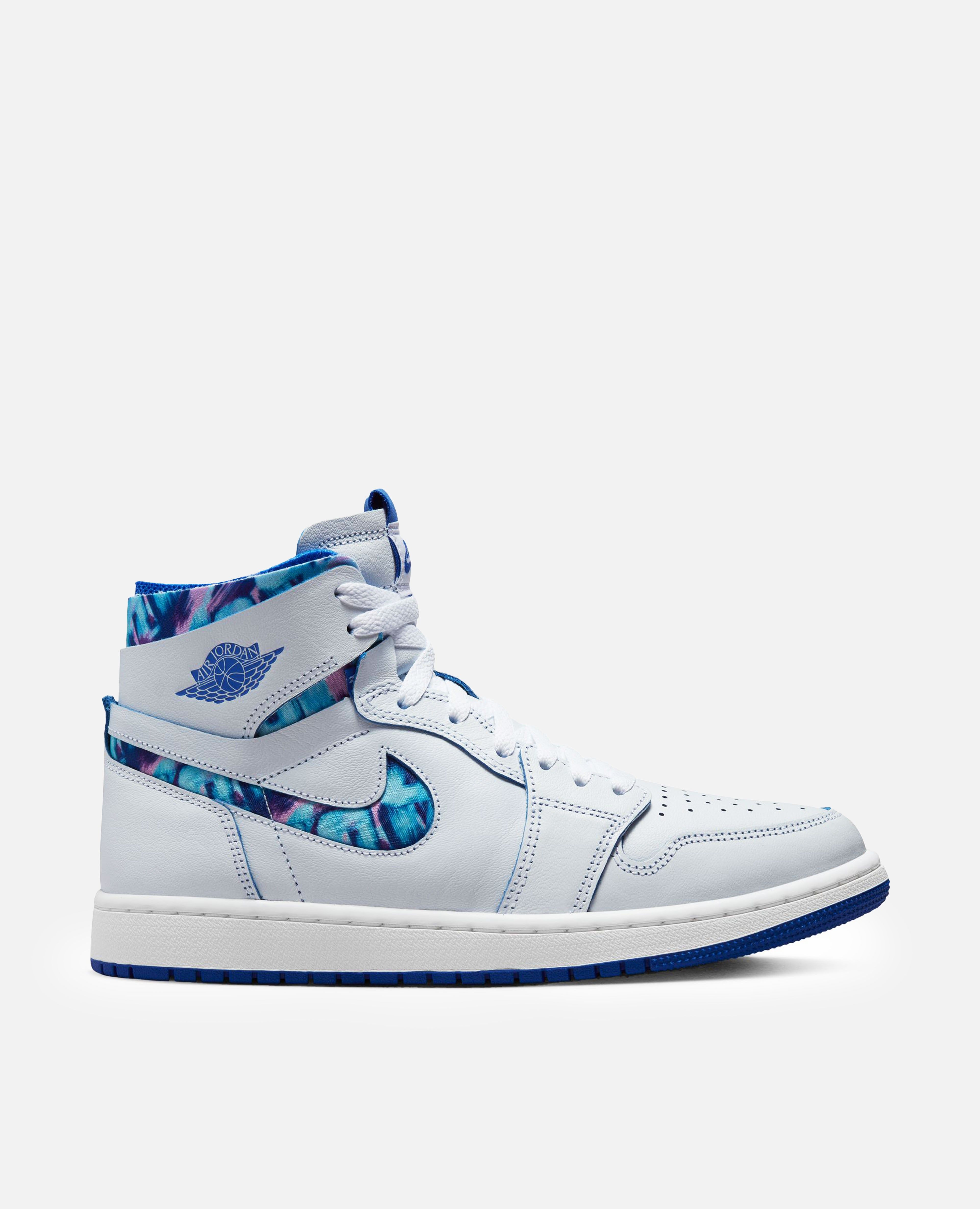 W Air Jordan 1 Zm Air CMFT Gc (White/Hyper Royal-Black) sold by Patta