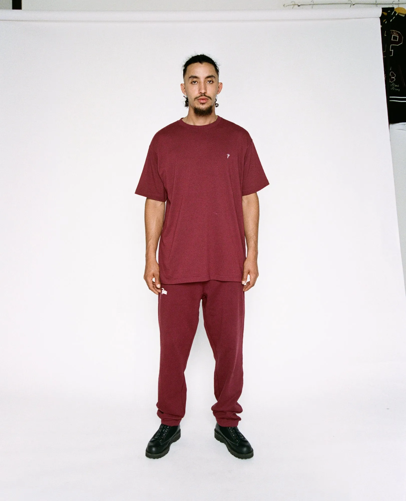 Patta Basic Script P T- Shirt (Tawny Port) sold by Patta product image thumbnail 2
