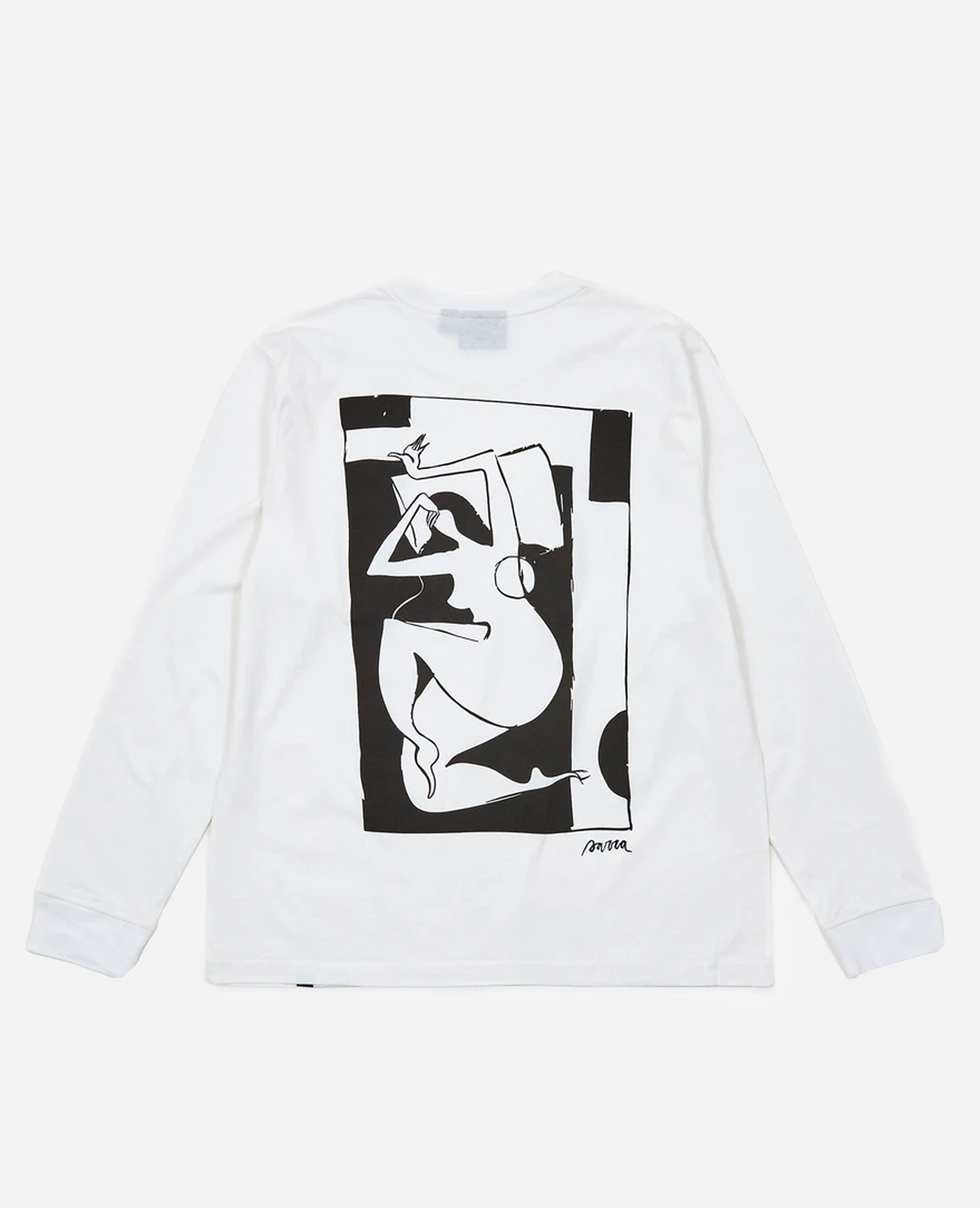 byParra Rest Day Longsleeve T-Shirt (White) sold by Patta product image thumbnail 2