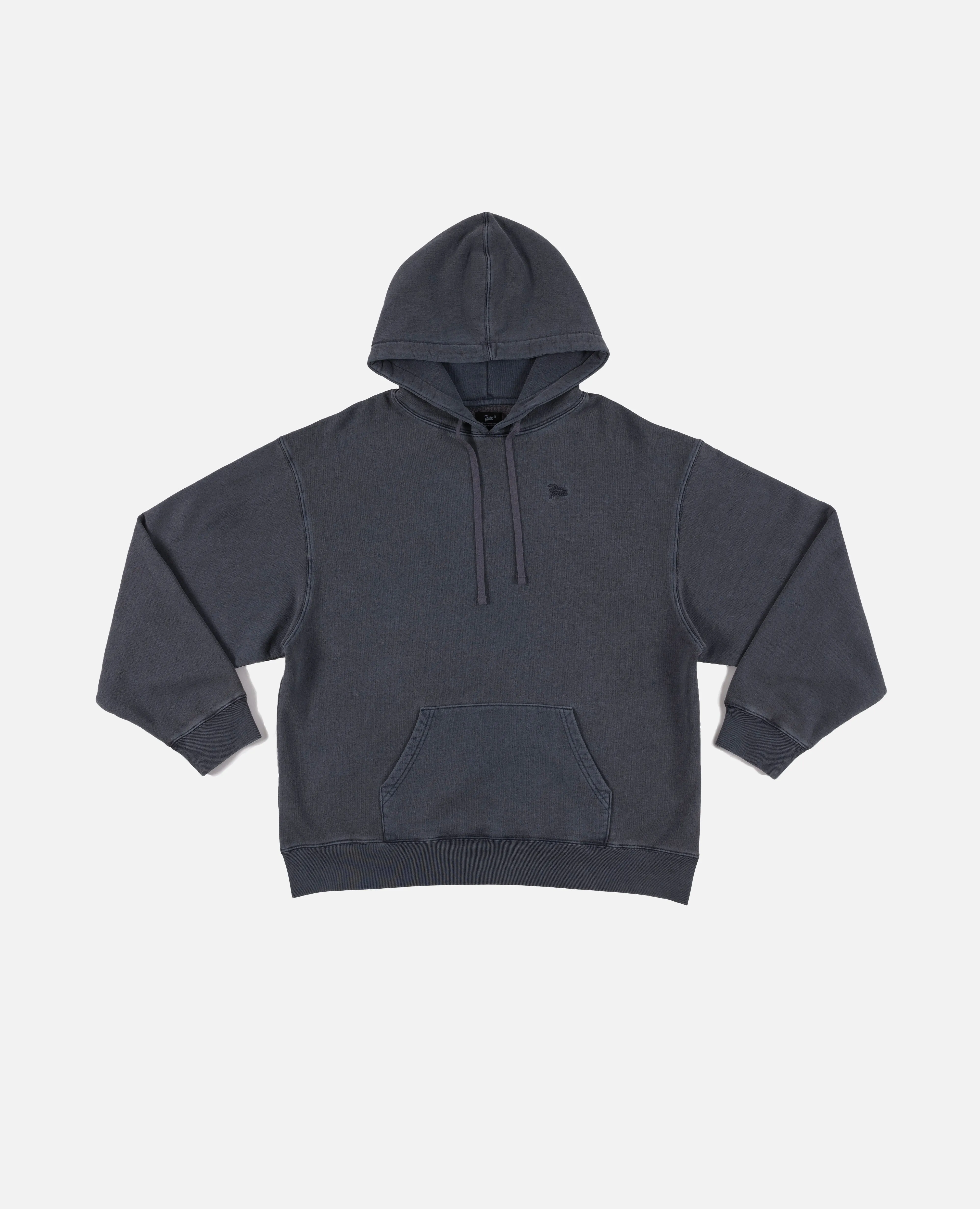 Patta Basic Washed Boxy Hooded Sweater (Odyssey Gray) sold by Patta