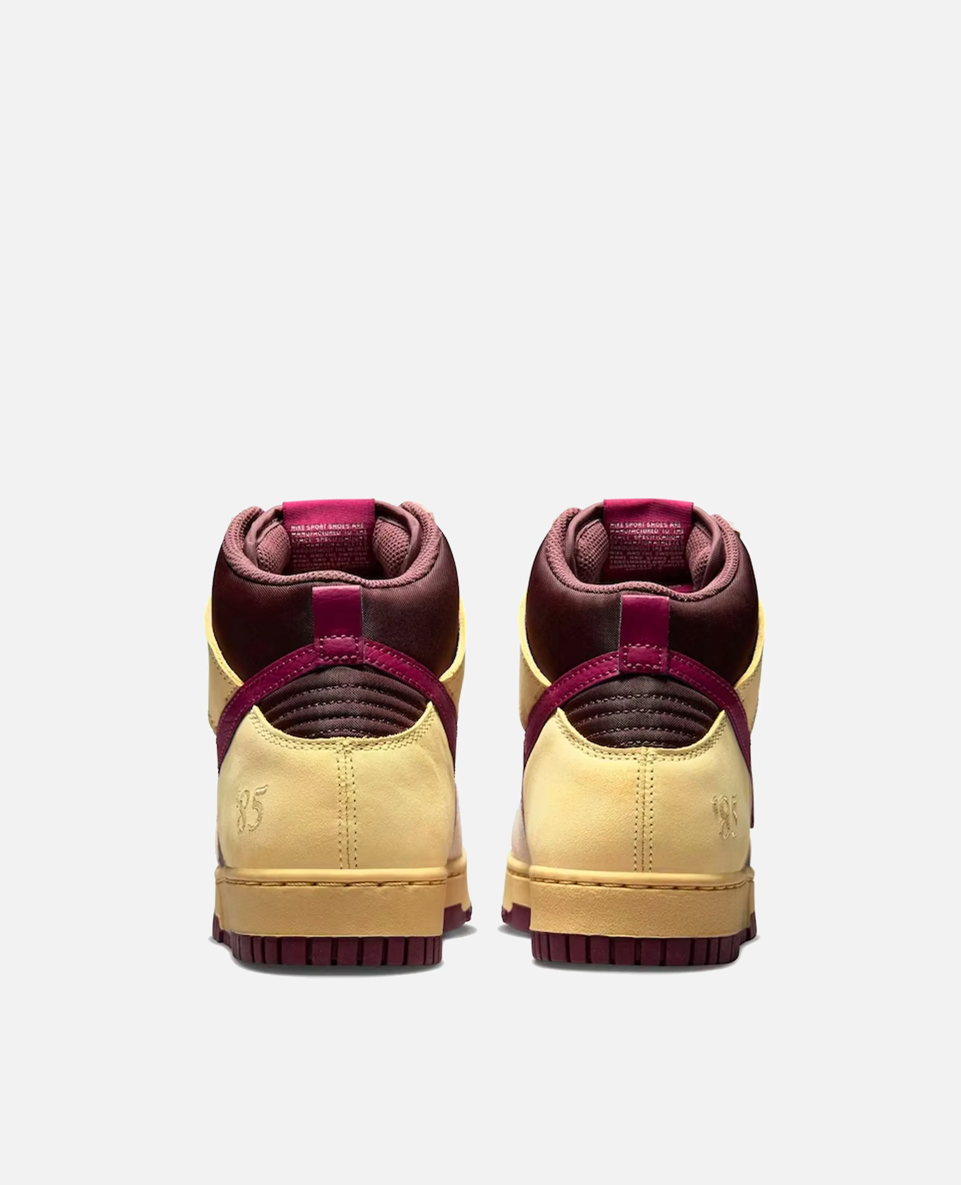 WMNS Nike Dunk High 1985 (Alabaster/Rosewood-Earth-Night Maroon) sold by Patta product image thumbnail 4