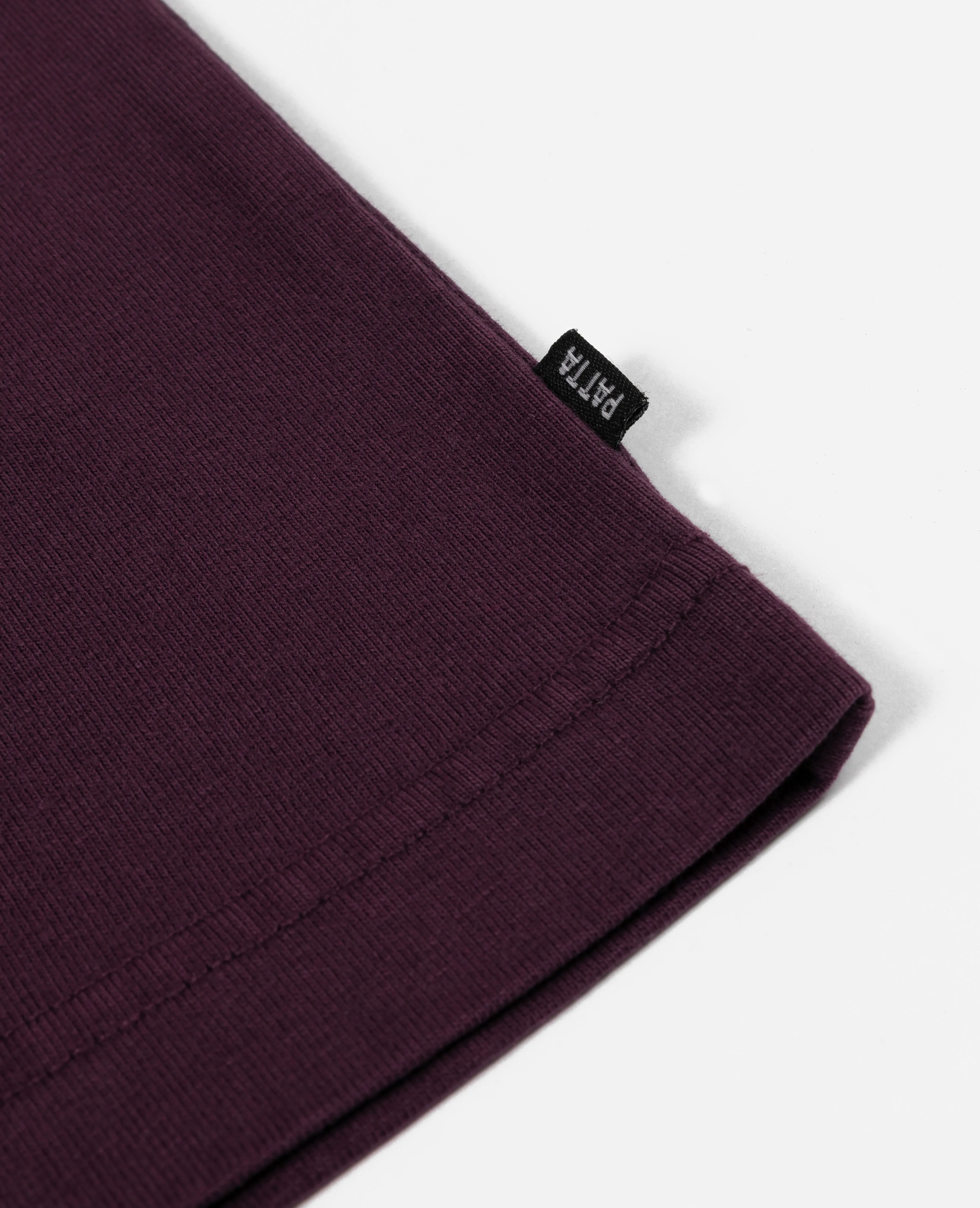Patta Basic Washed Pocket T-Shirt (Plum Perfect) sold by Patta product image thumbnail 5