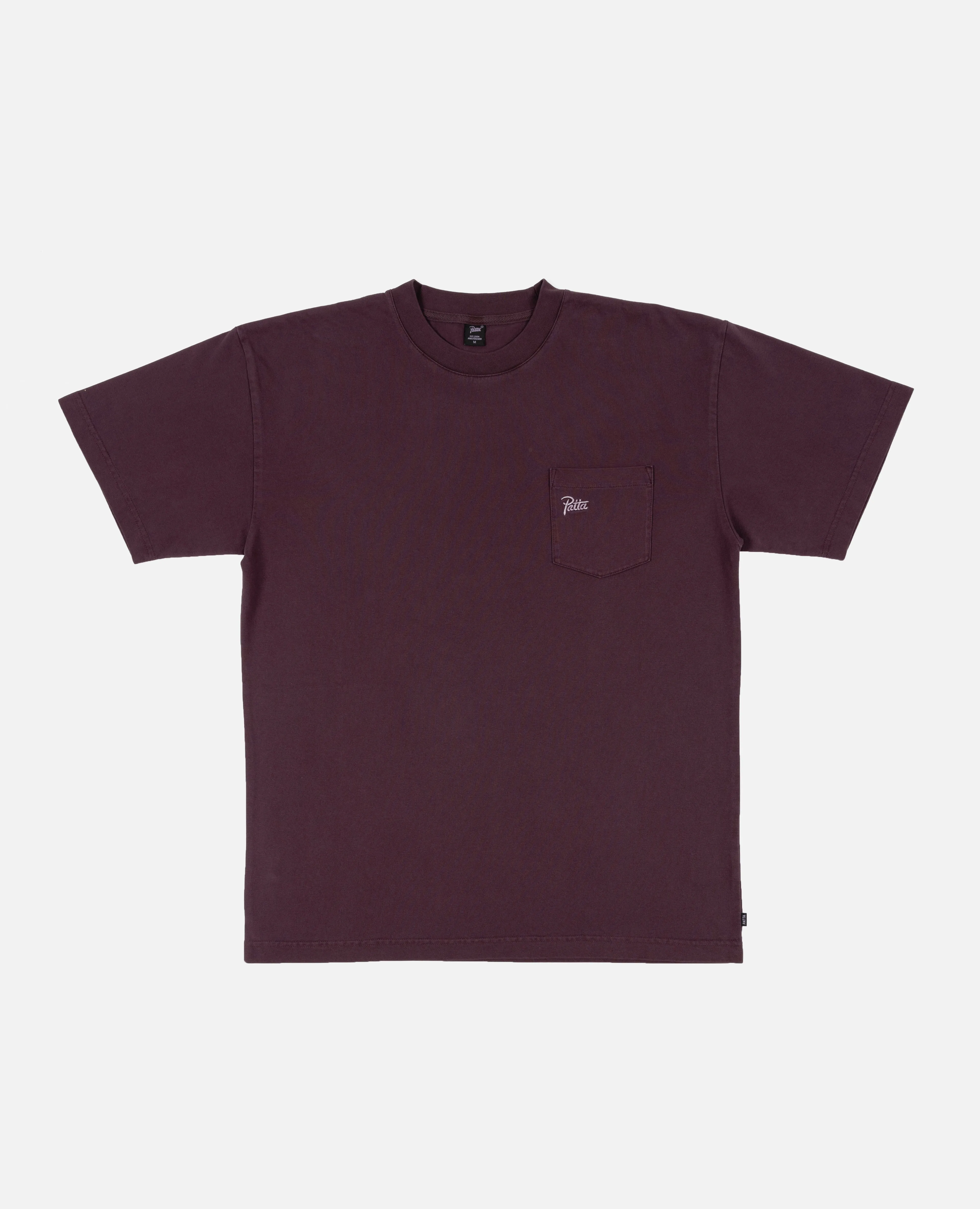 Patta Basic Washed Pocket T-Shirt (Plum Perfect) sold by Patta