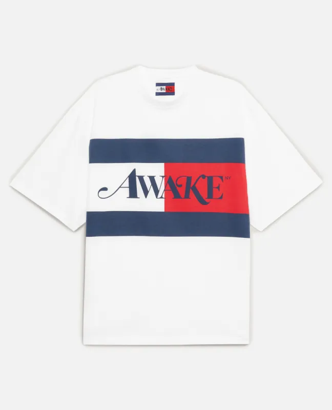 Tommy X Awake Flag T-Shirt (Optic White) sold by Patta