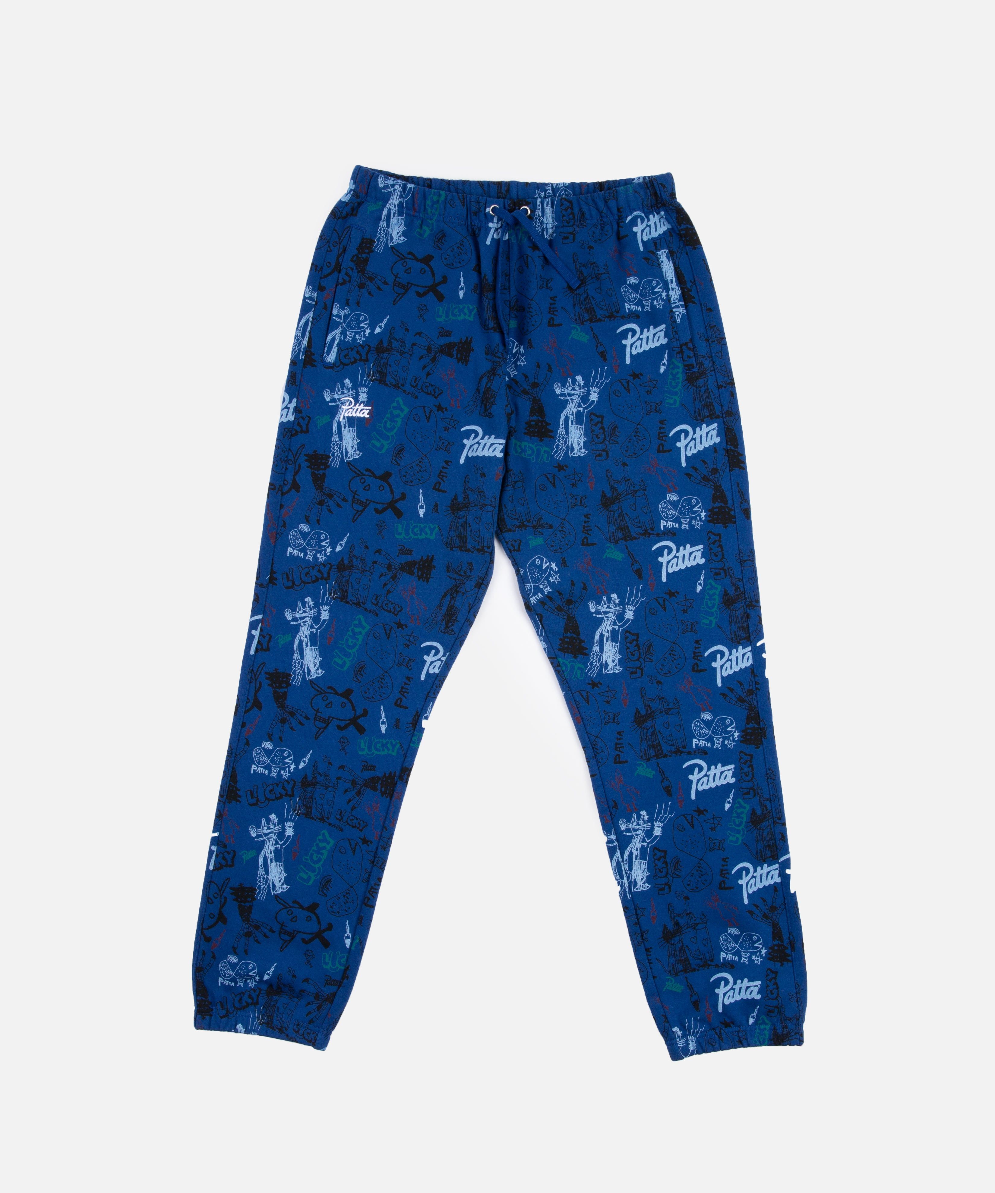 Patta Father & Son Jogging Pants (Sodalite Blue/Multi) sold by Patta product image thumbnail 2