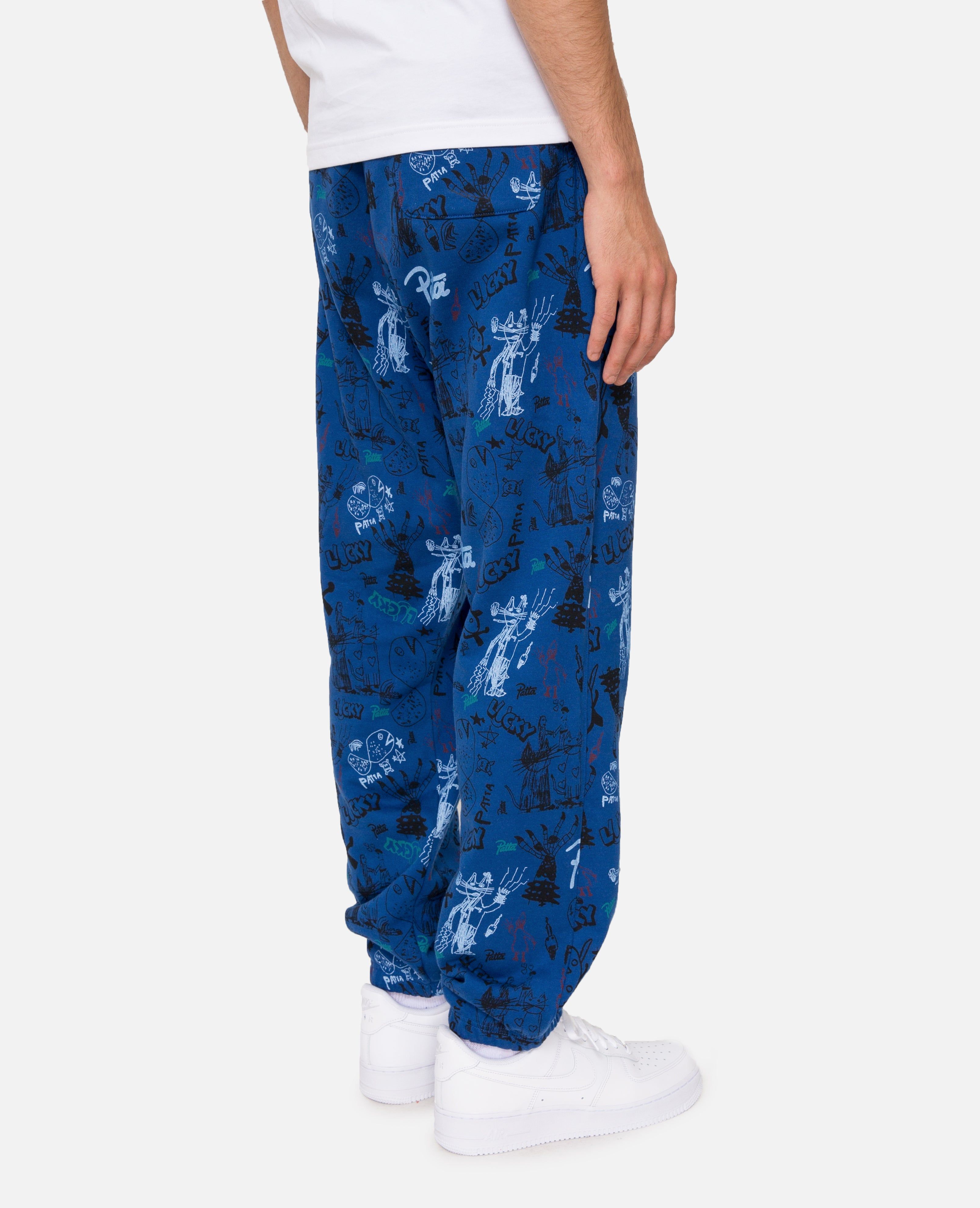 Patta Father & Son Jogging Pants (Sodalite Blue/Multi) sold by Patta product image thumbnail 6