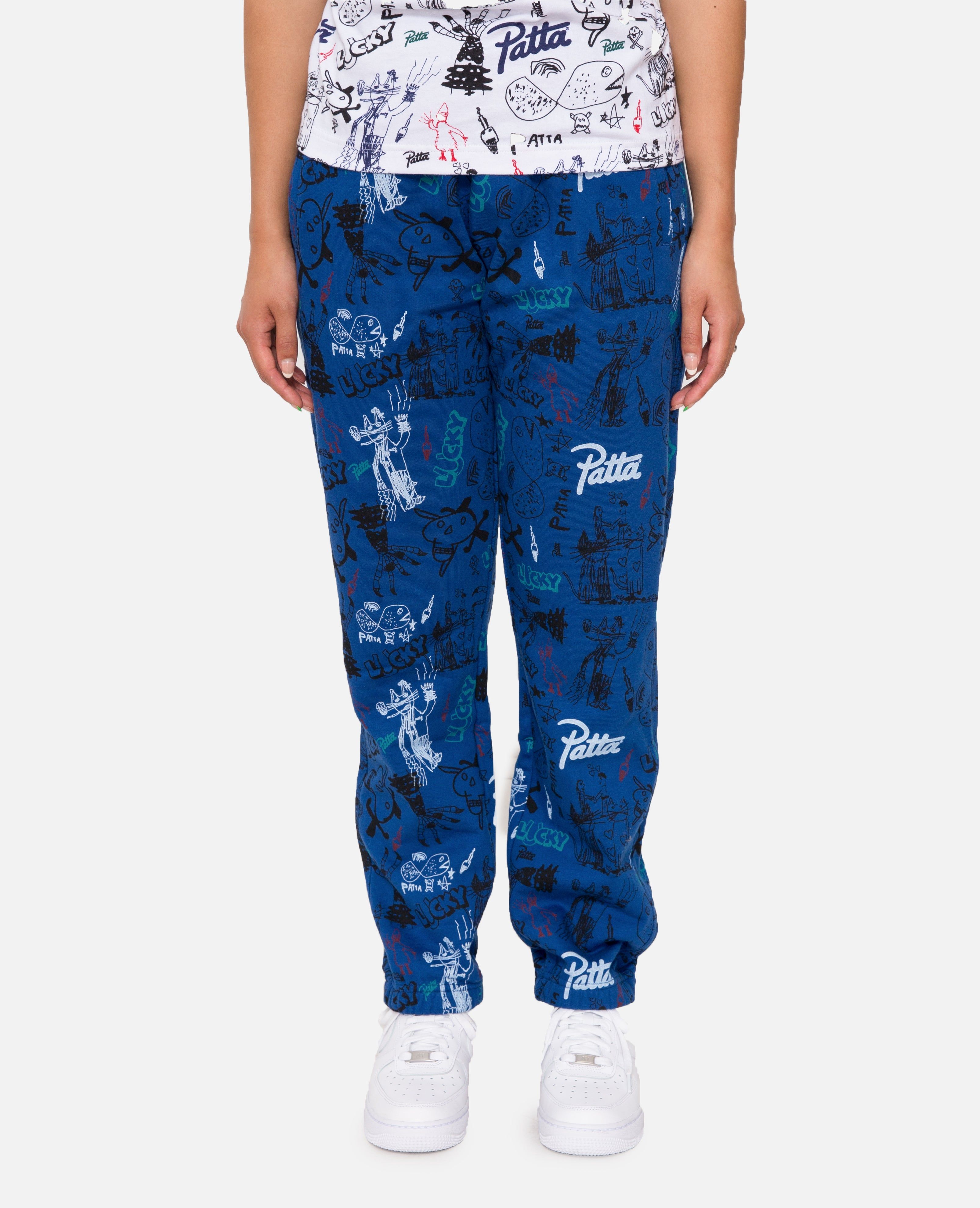 Patta Father & Son Jogging Pants (Sodalite Blue/Multi) sold by Patta product image thumbnail 8