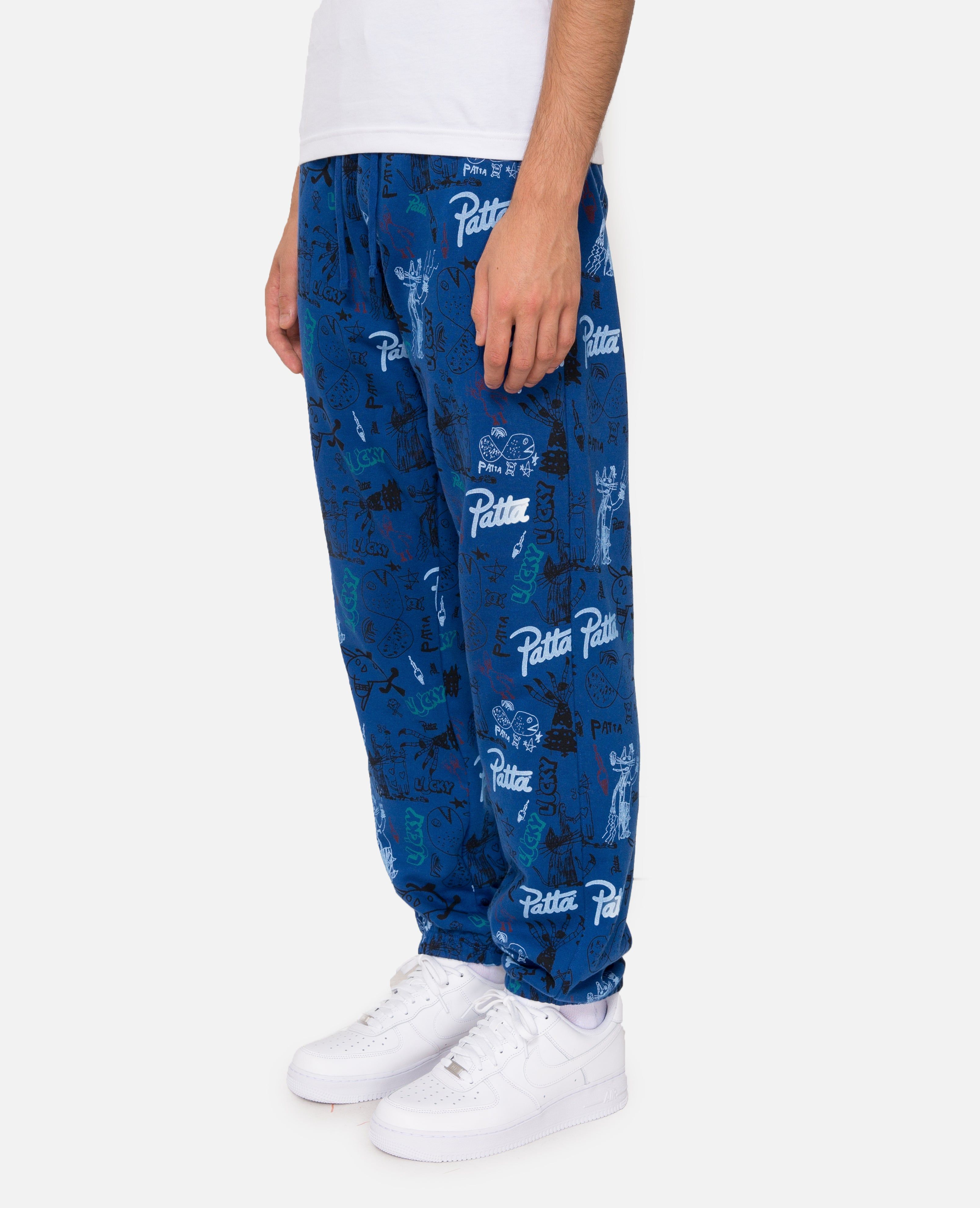 Patta Father & Son Jogging Pants (Sodalite Blue/Multi) sold by Patta product image thumbnail 4