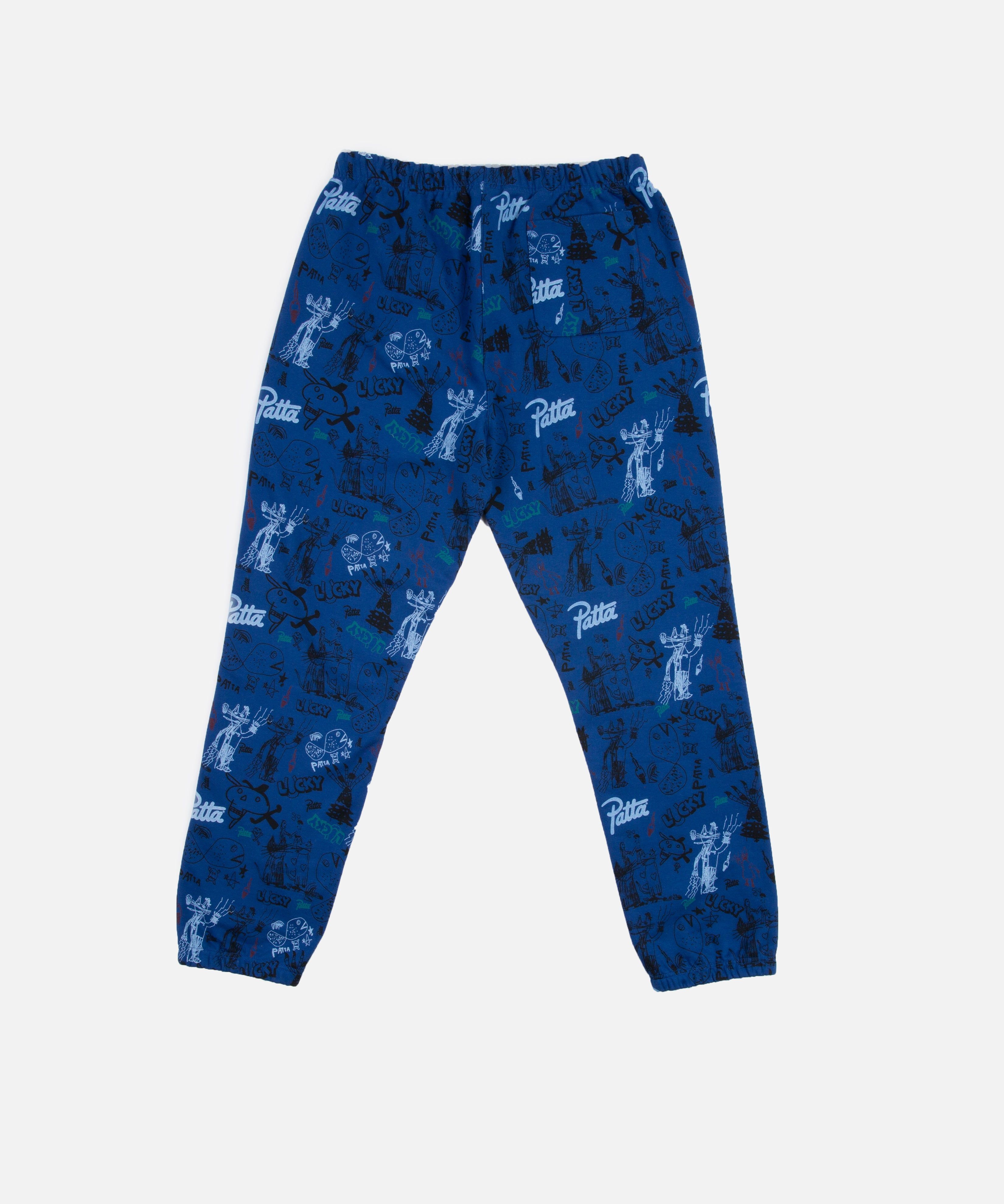 Patta Father & Son Jogging Pants (Sodalite Blue/Multi) sold by Patta product image thumbnail 7