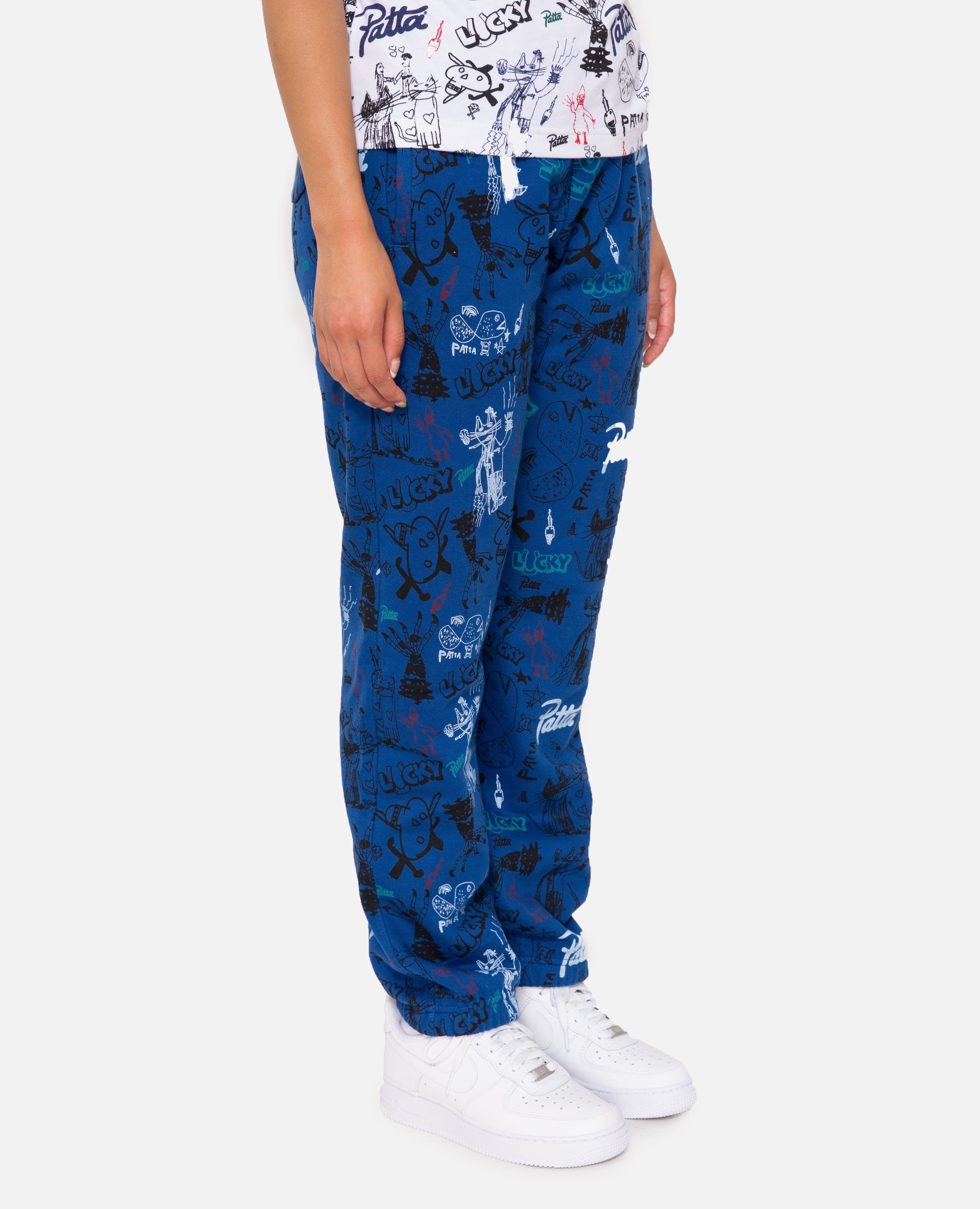 Patta Father & Son Jogging Pants (Sodalite Blue/Multi) sold by Patta product image thumbnail 9