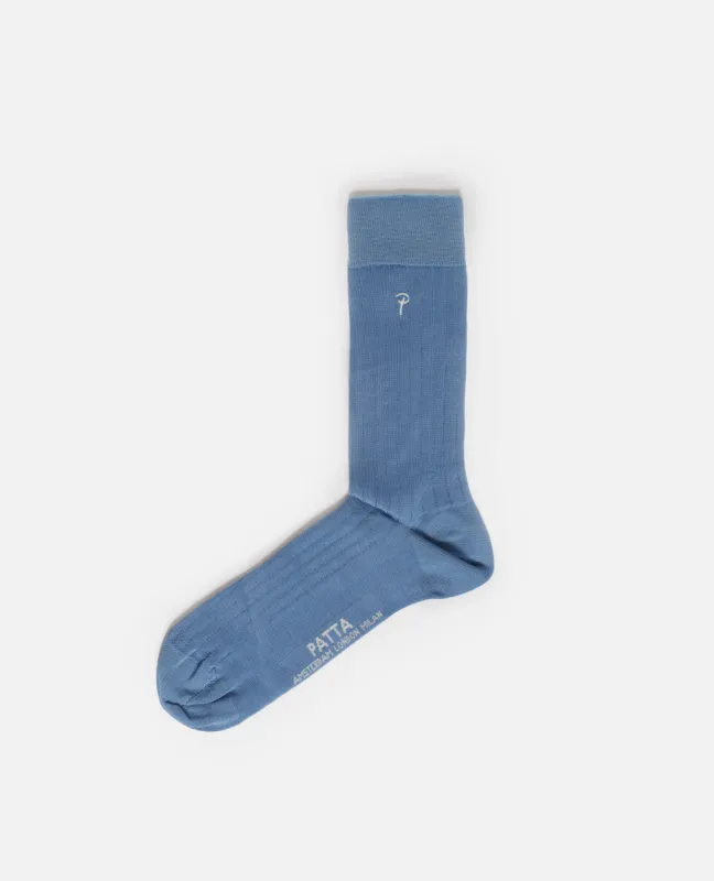 Patta Basic Dress Socks (Cornflower Blue) sold by Patta