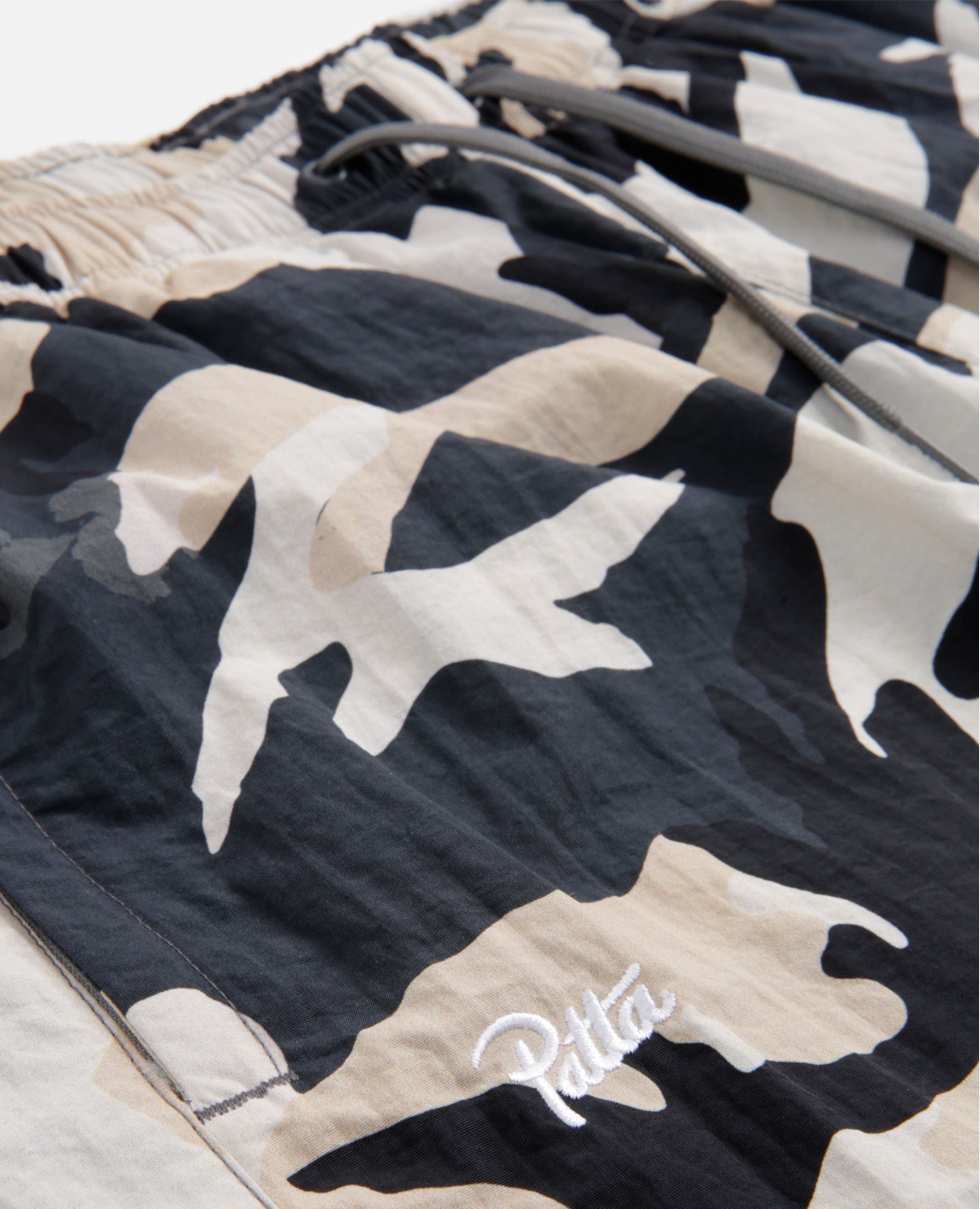 Patta Basic Relaxed Nylon Track Pants (Sand Woodland Camo) sold by Patta product image thumbnail 3