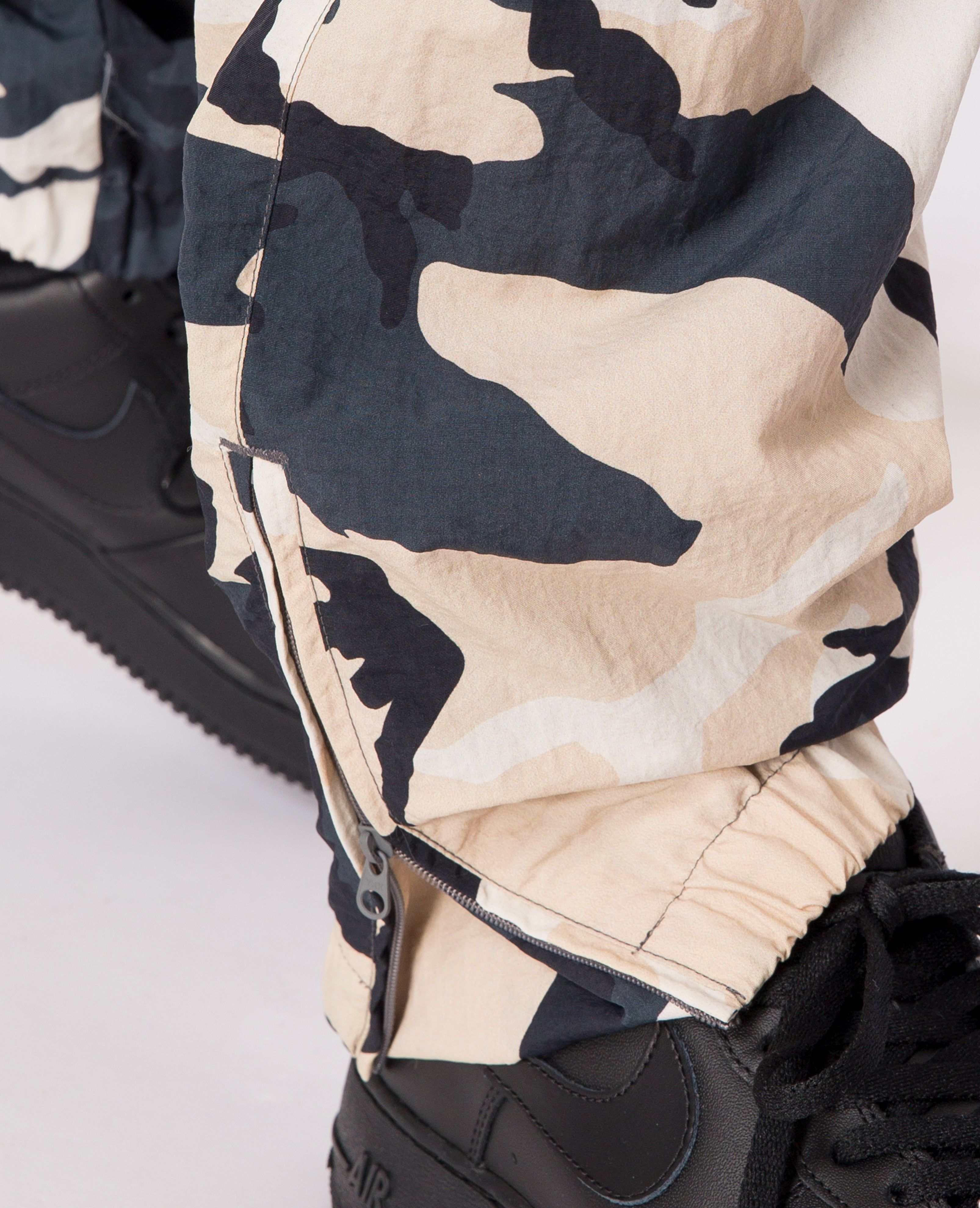 Patta Basic Relaxed Nylon Track Pants (Sand Woodland Camo) sold by Patta product image thumbnail 4