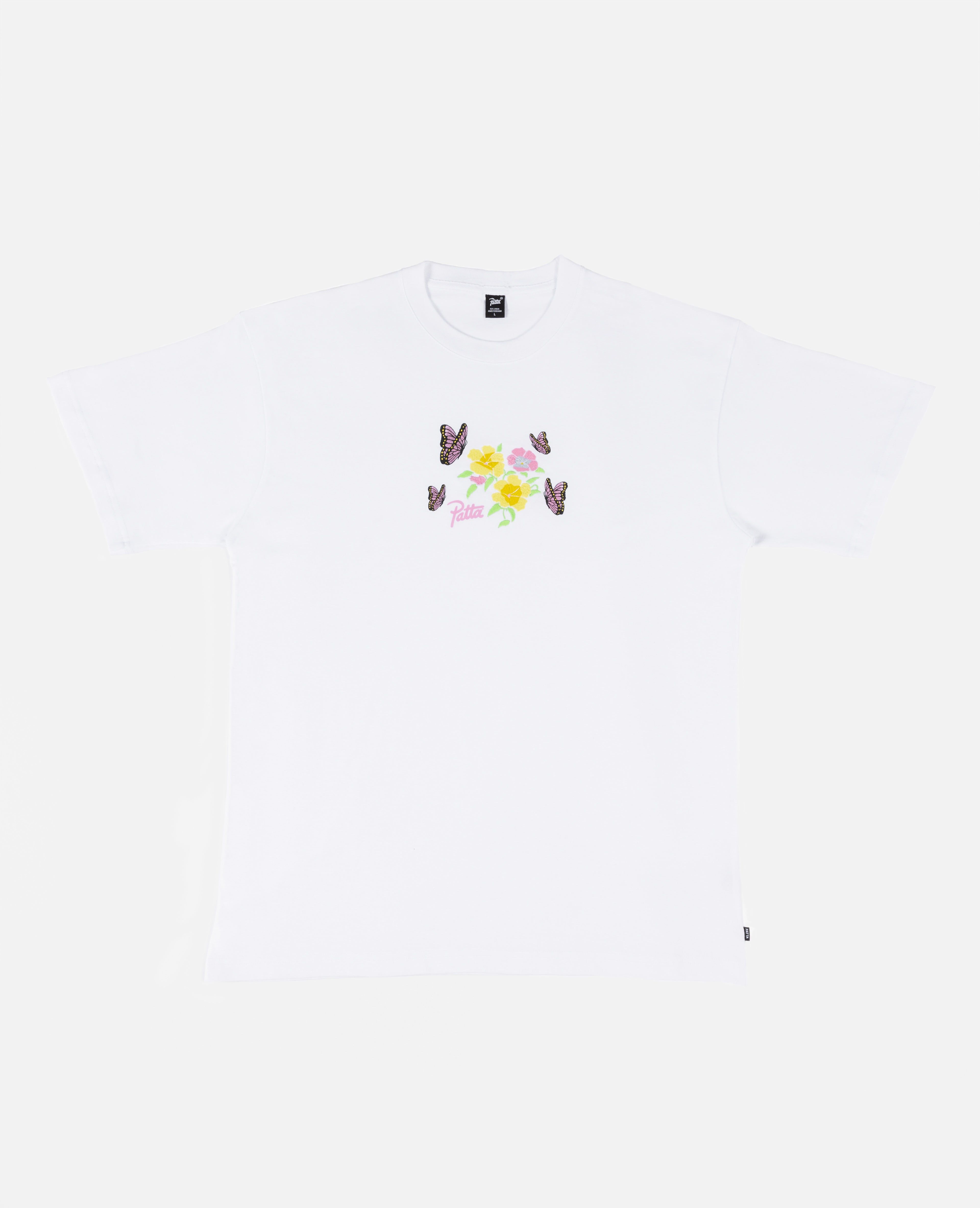 Patta Flowers T-Shirt (White) sold by Patta