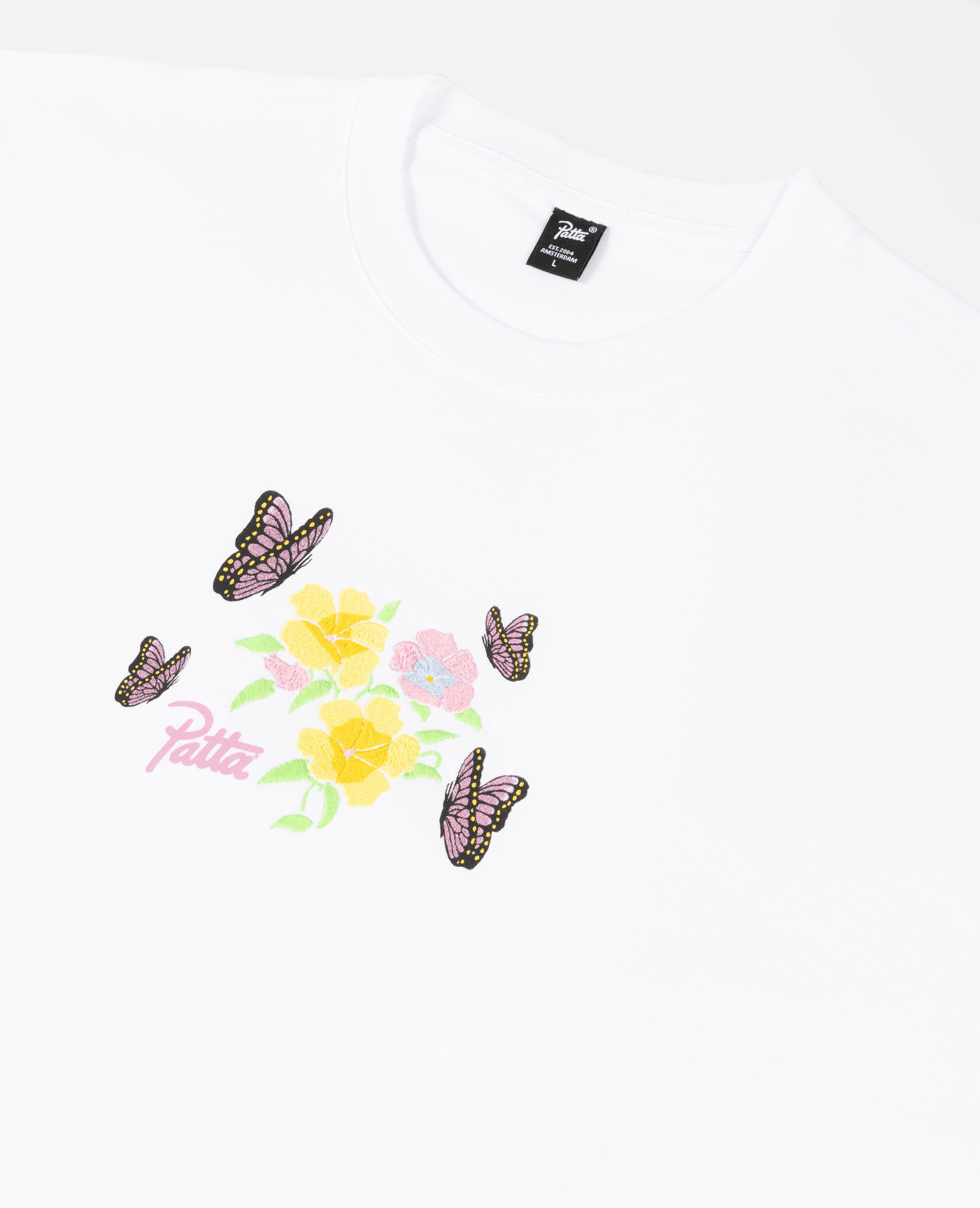 Patta Flowers T-Shirt (White) sold by Patta product image thumbnail 3