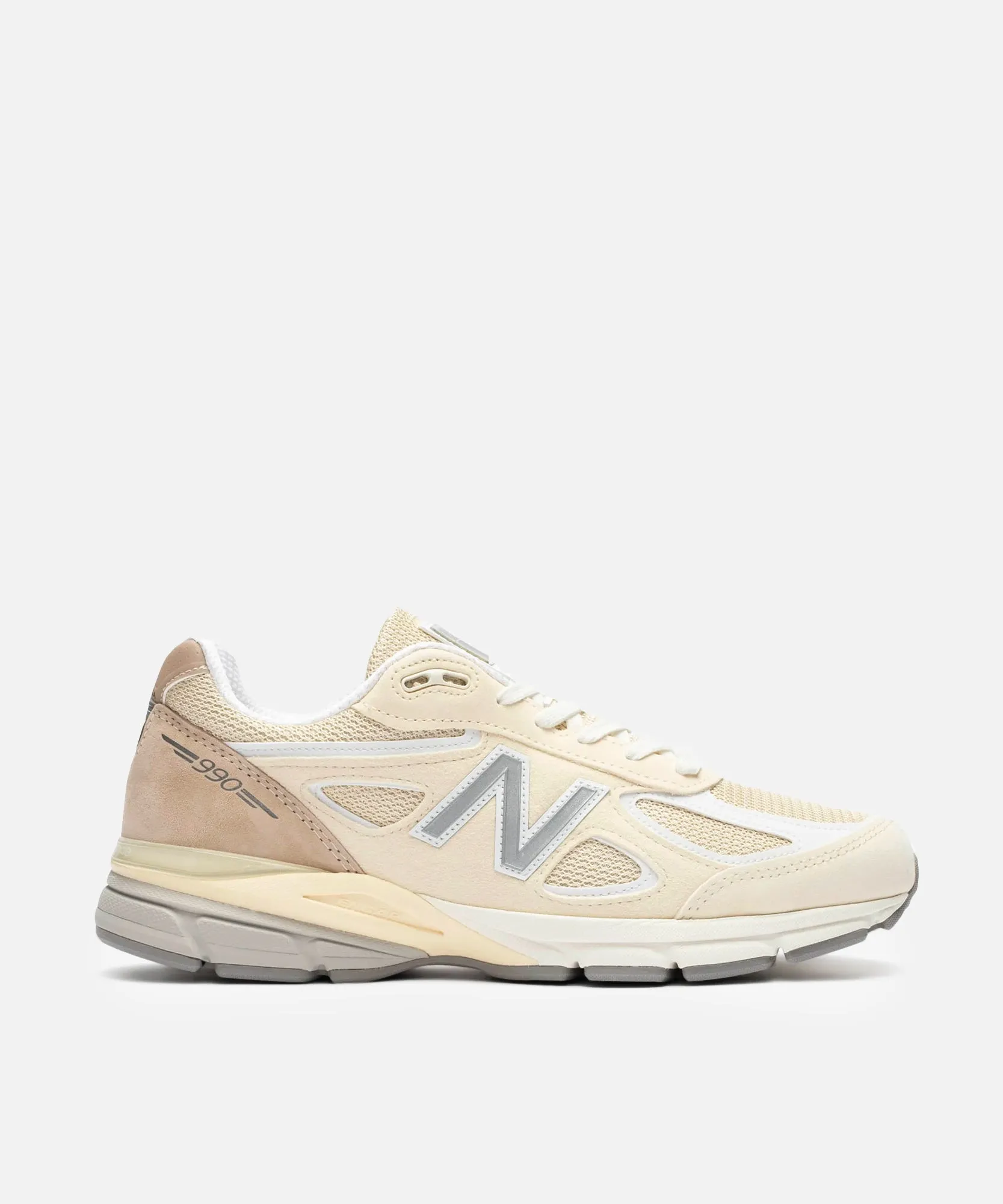 New Balance U990v4 (Limestone/White) sold by Patta