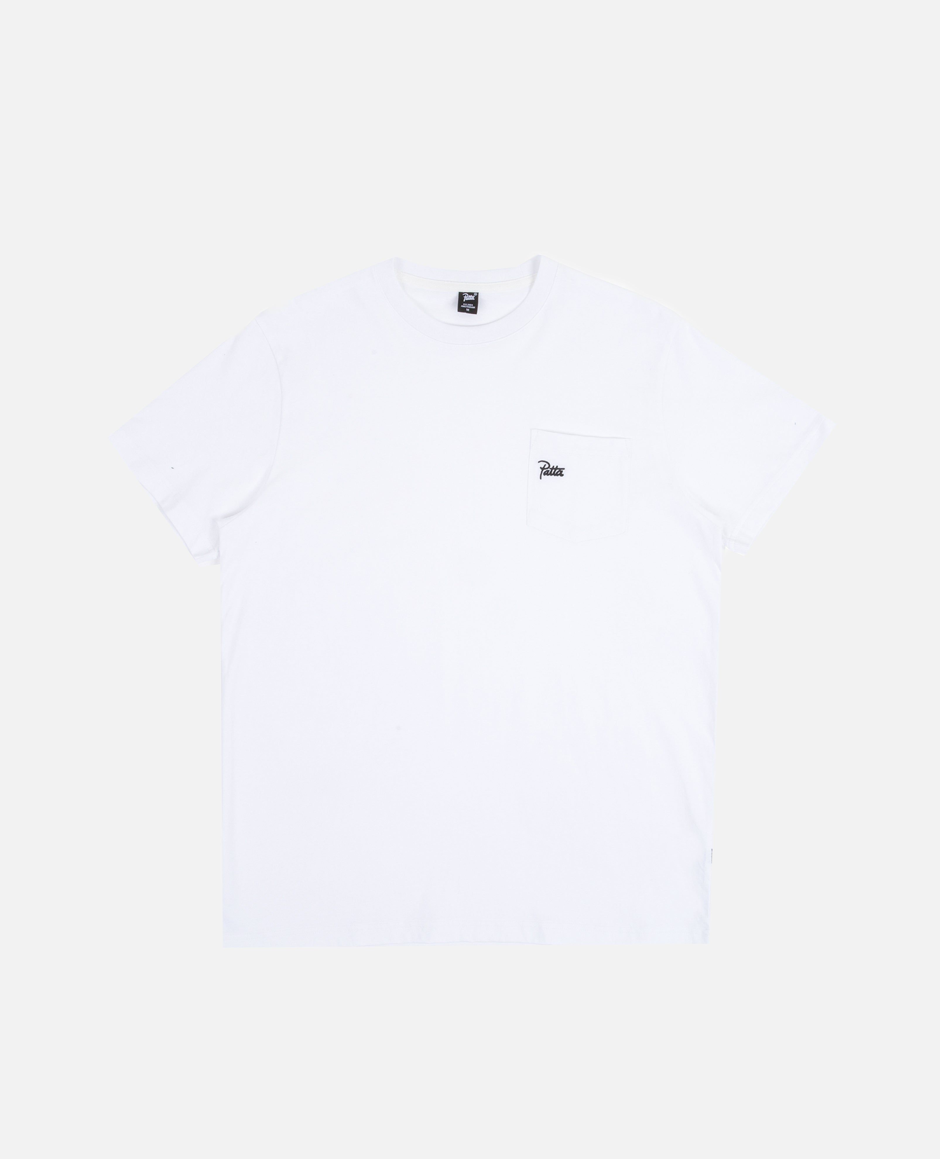 Patta Basic Pocket T-Shirt (White) sold by Patta