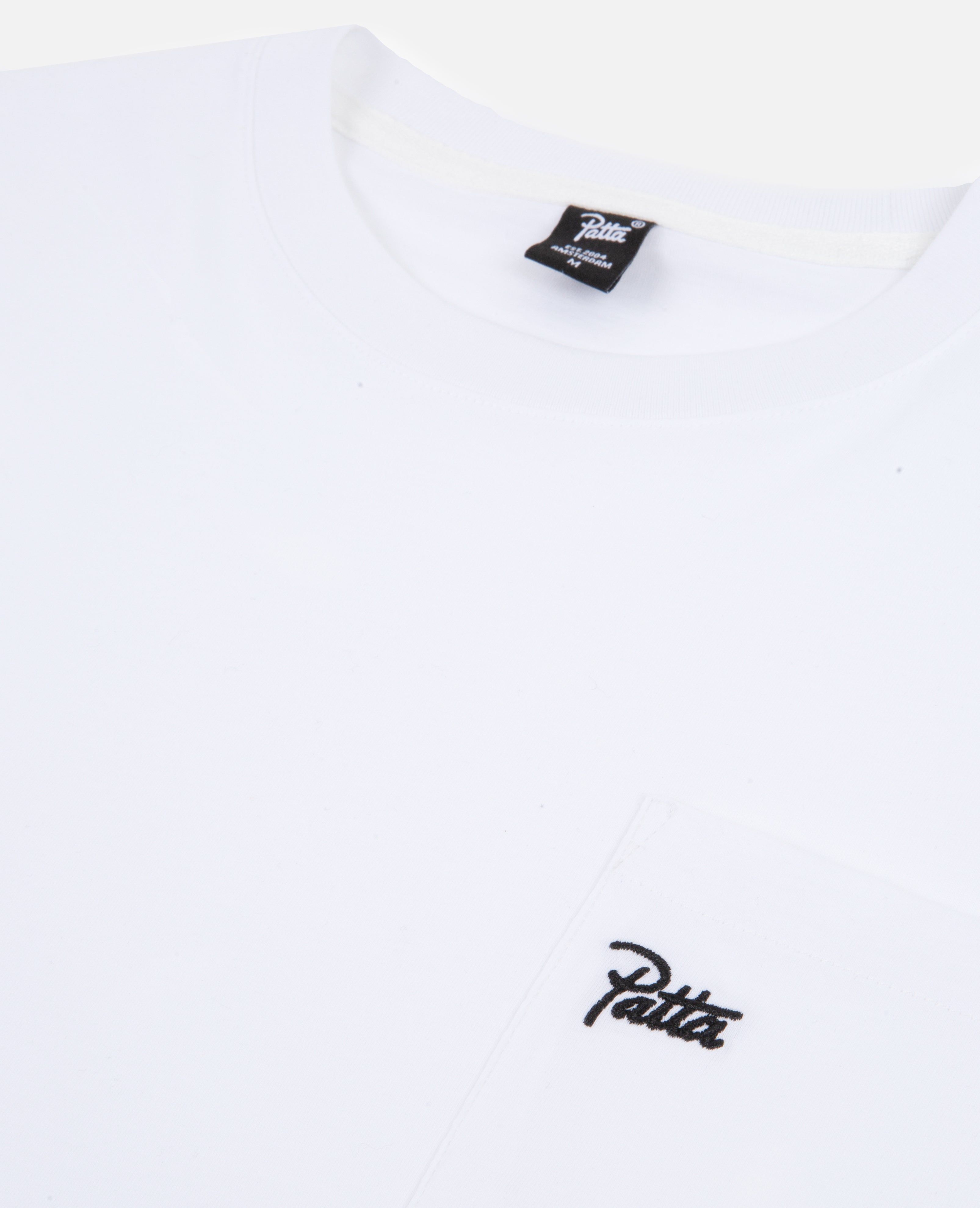 Patta Basic Pocket T-Shirt (White) sold by Patta product image thumbnail 3