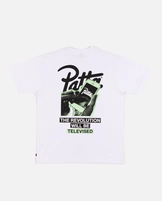 Patta Revolution T-Shirt (White) sold by Patta