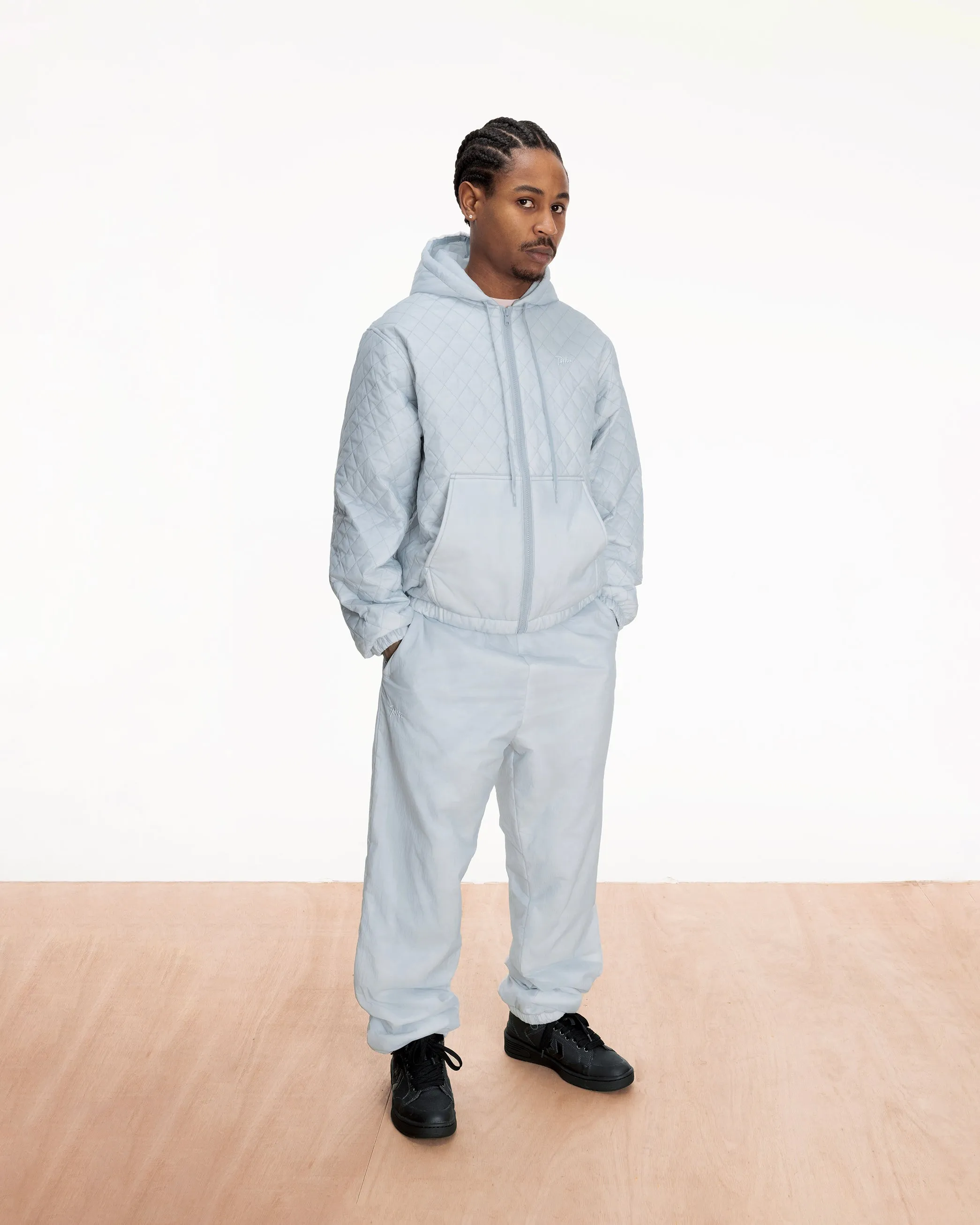 Patta Insulated Quilted Hooded Jacket (Gray Dawn) sold by Patta product image thumbnail 3