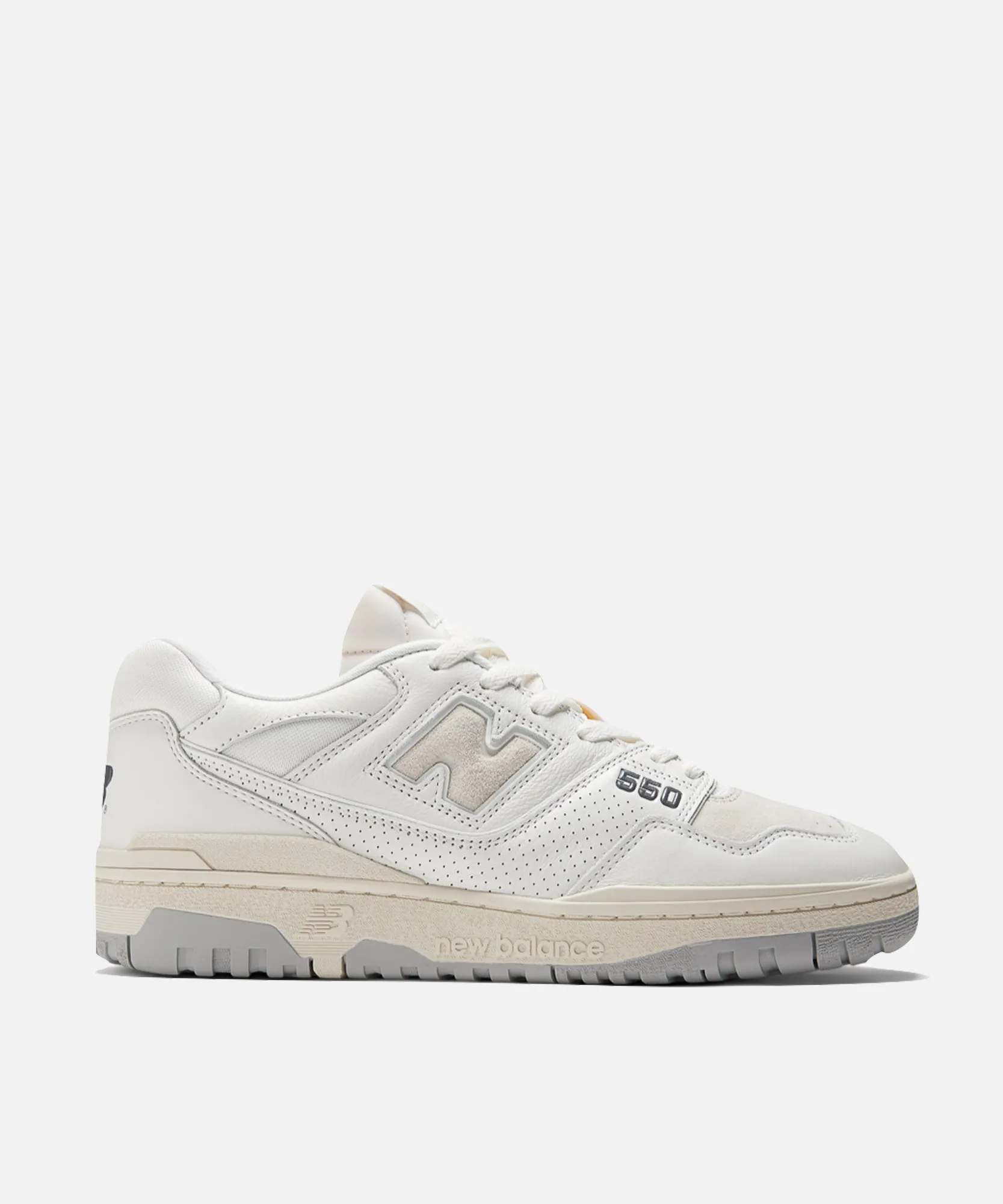 New Balance BB550PWG Vintage Premium (White/Timberwolf) sold by Patta