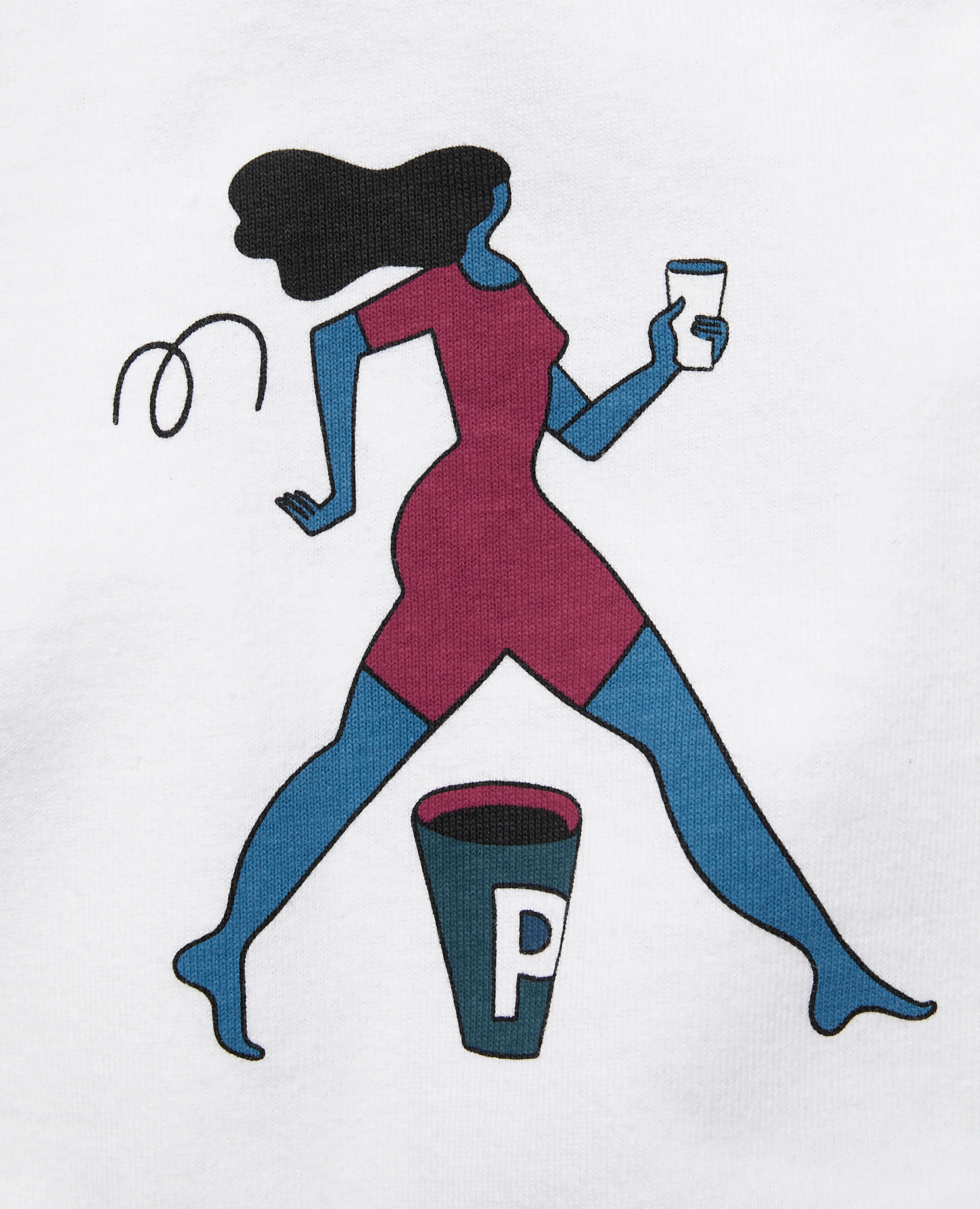 byParra Questioning T-shirt (White ) sold by Patta product image thumbnail 4