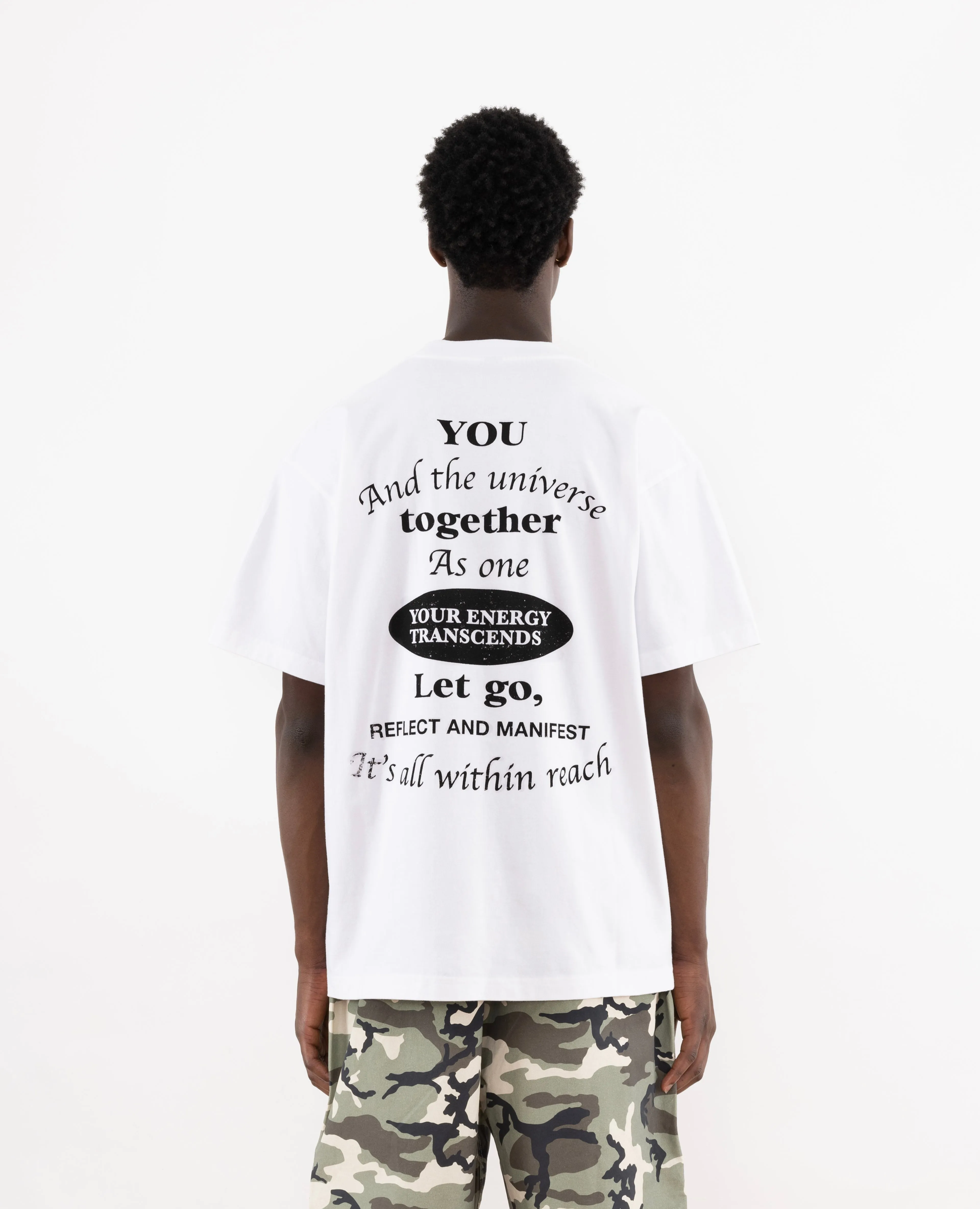 Patta Reflect And Manifest Washed T-Shirt (White) sold by Patta product image thumbnail 4
