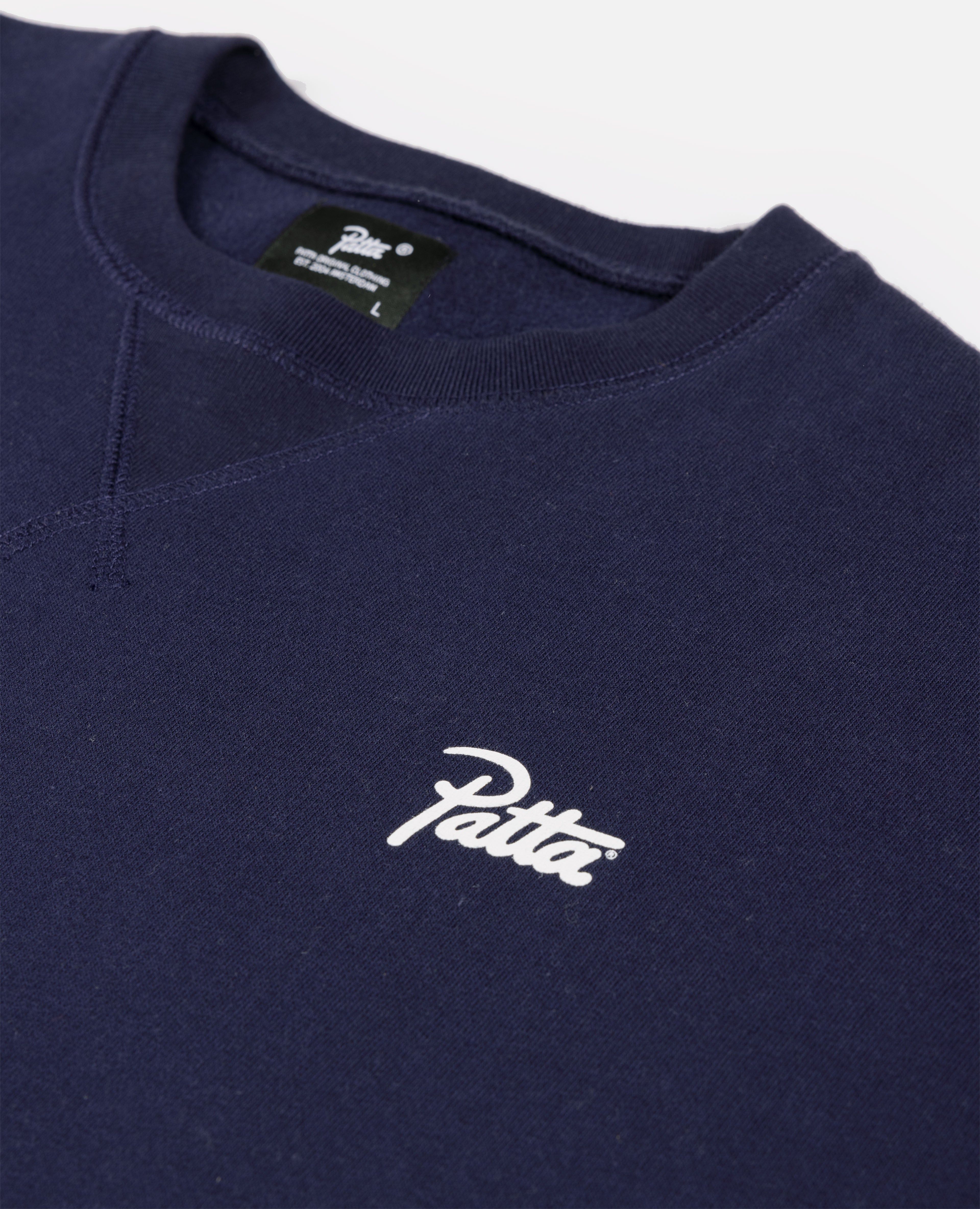 Patta Basic Crewneck Sweater (Evening Blue) sold by Patta product image thumbnail 3