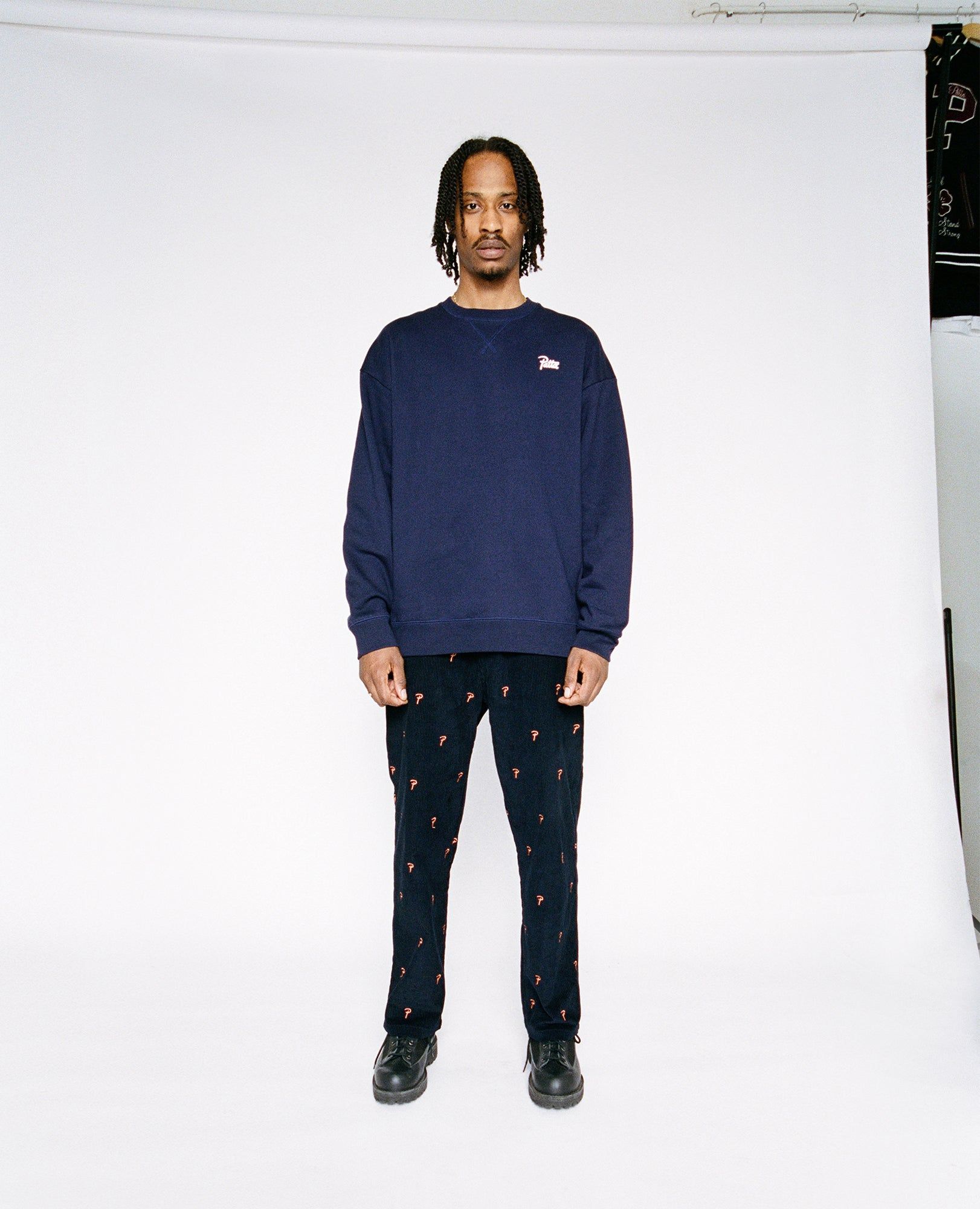 Patta Basic Crewneck Sweater (Evening Blue) sold by Patta product image thumbnail 2