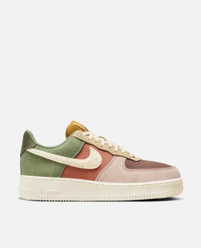 Nike WMNS Air Force 1 '07 Lx (Oil Green/Pale Ivory-Terra Blush-Sesame) sold by Patta