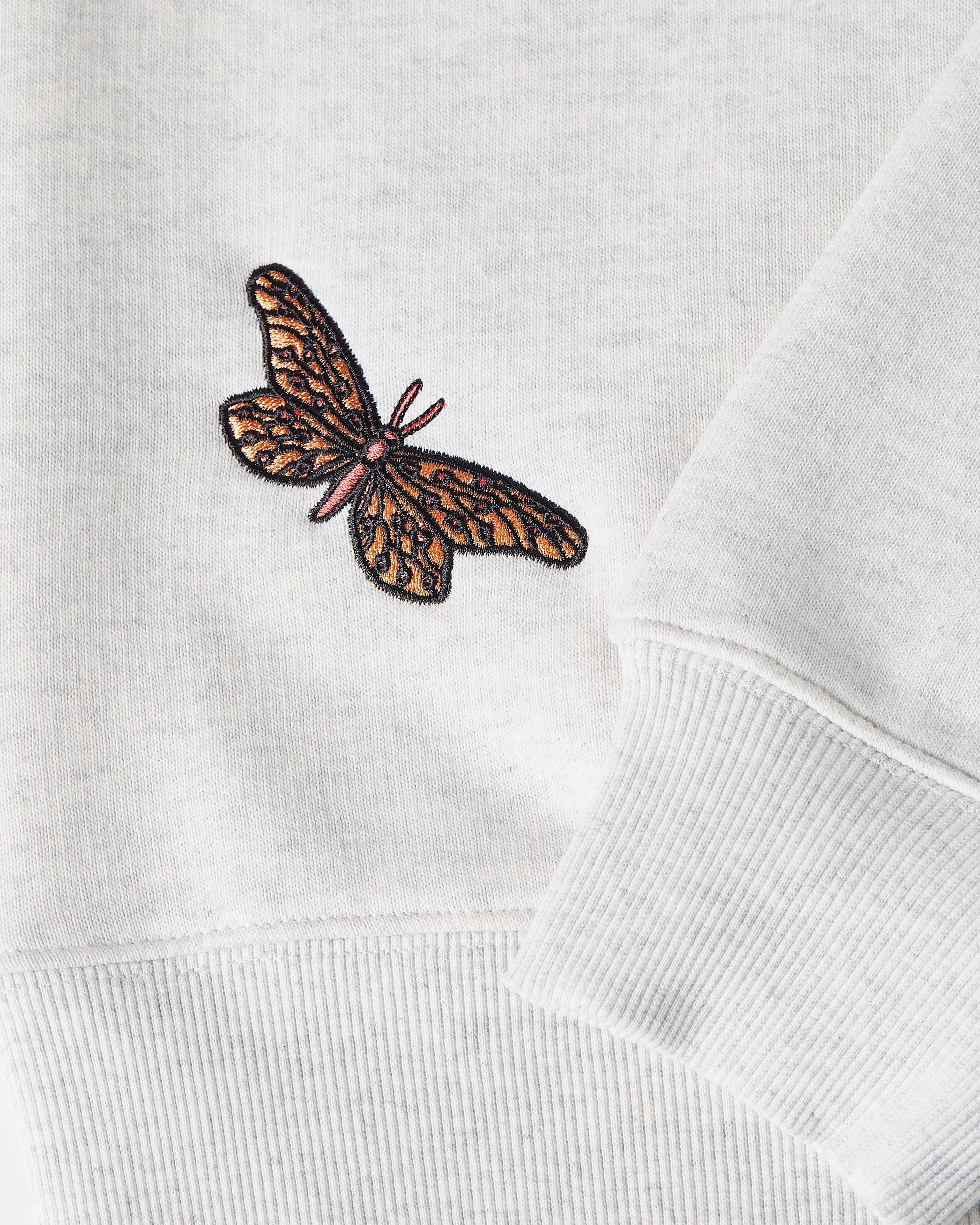 Patta Family Classic Hooded Sweater (Light Grey Melange) sold by Patta product image thumbnail 5